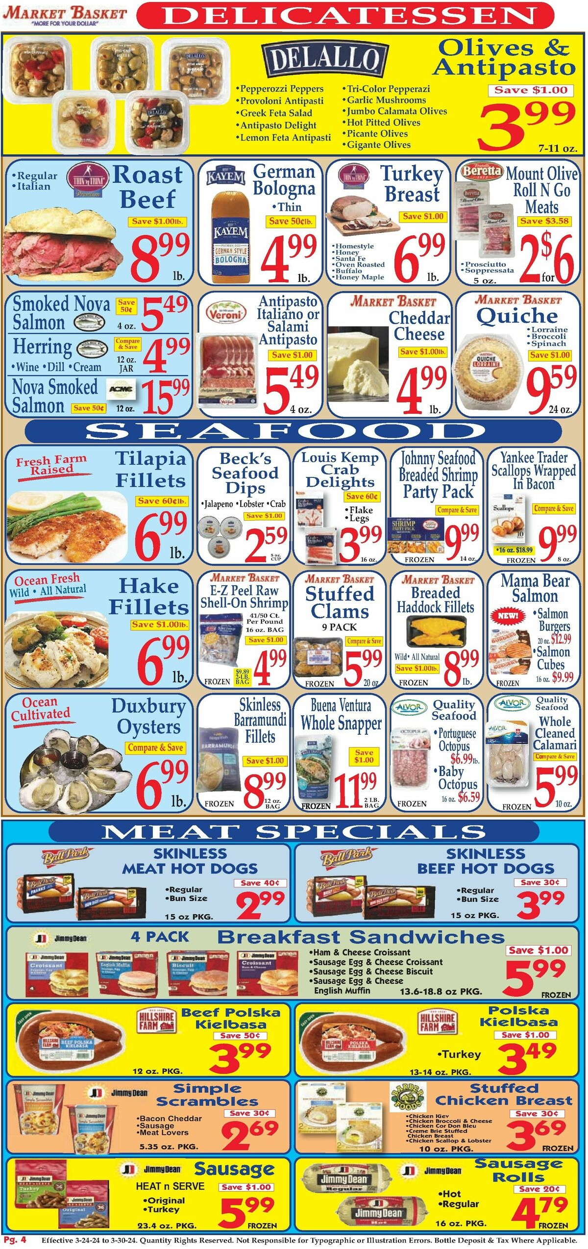 Market Basket Weekly Ad from March 24