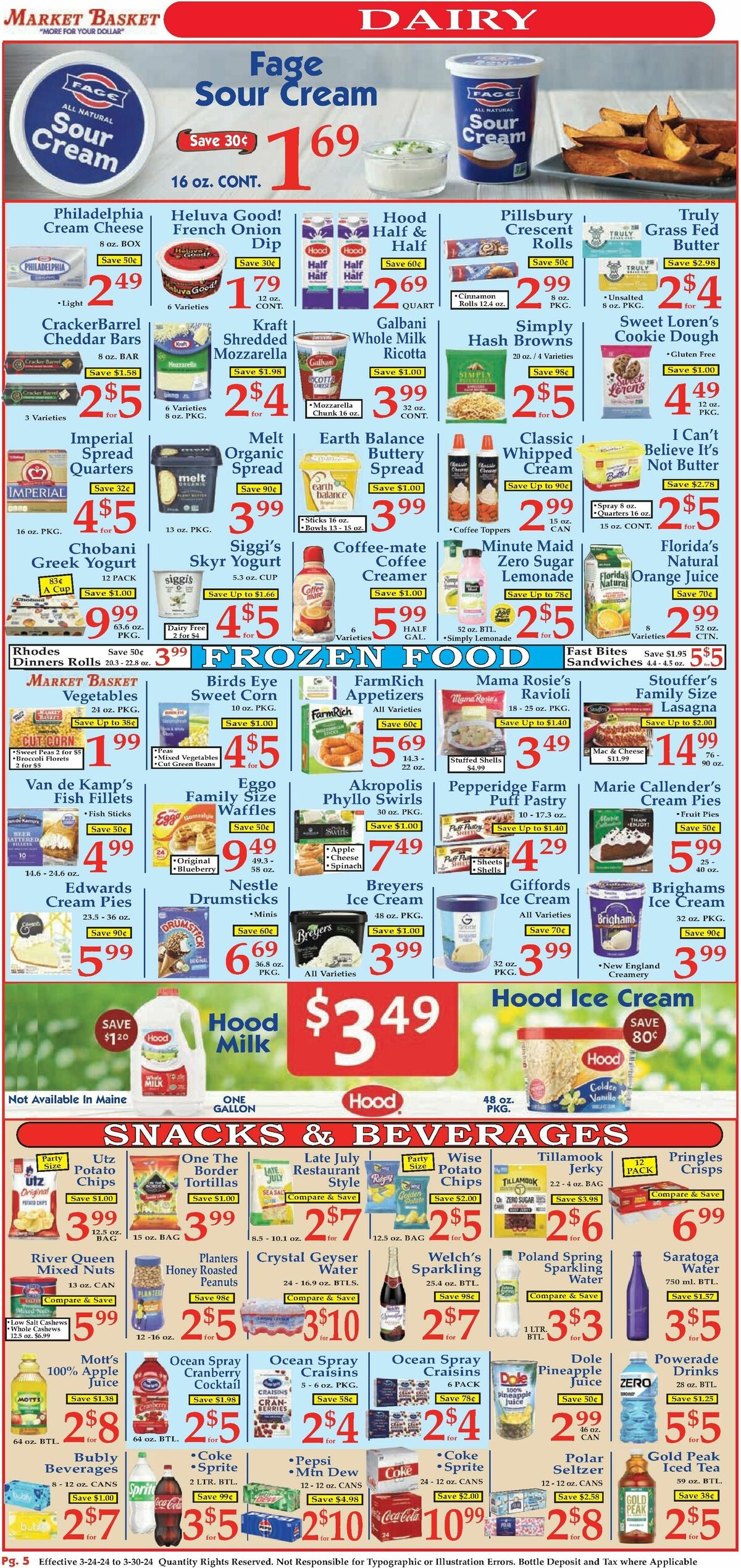 Market Basket Weekly Ad from March 24