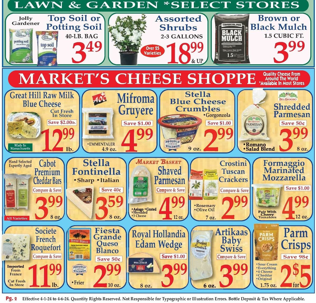 Market Basket Weekly Ad from April 1