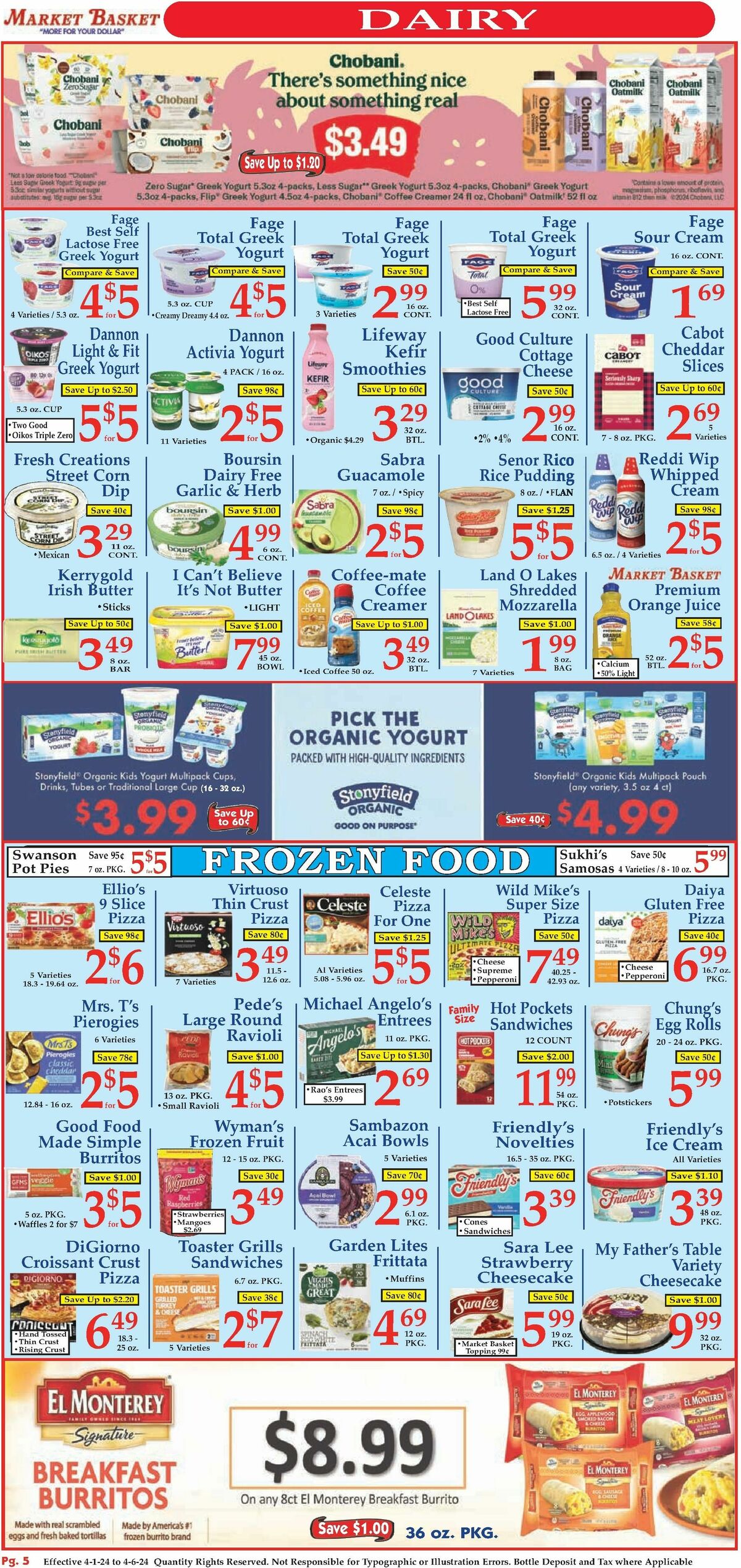 Market Basket Weekly Ad from April 1