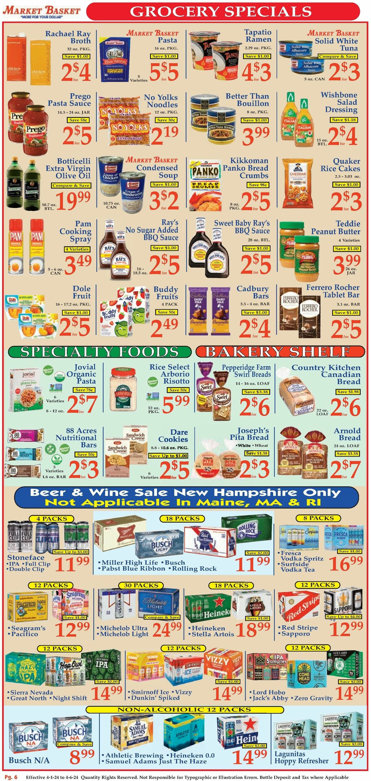 Market Basket Weekly Ad from April 1