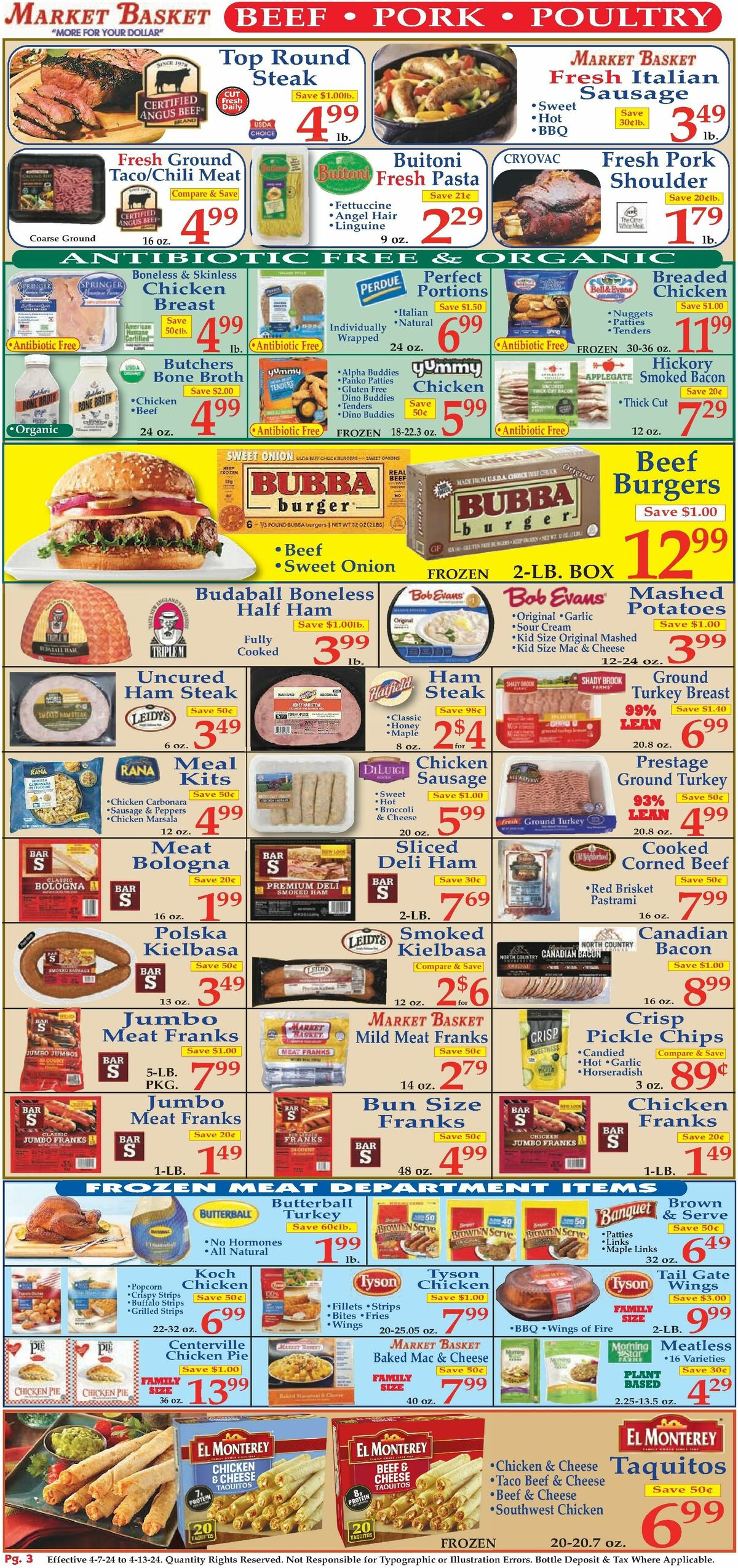 Market Basket Weekly Ad from April 7