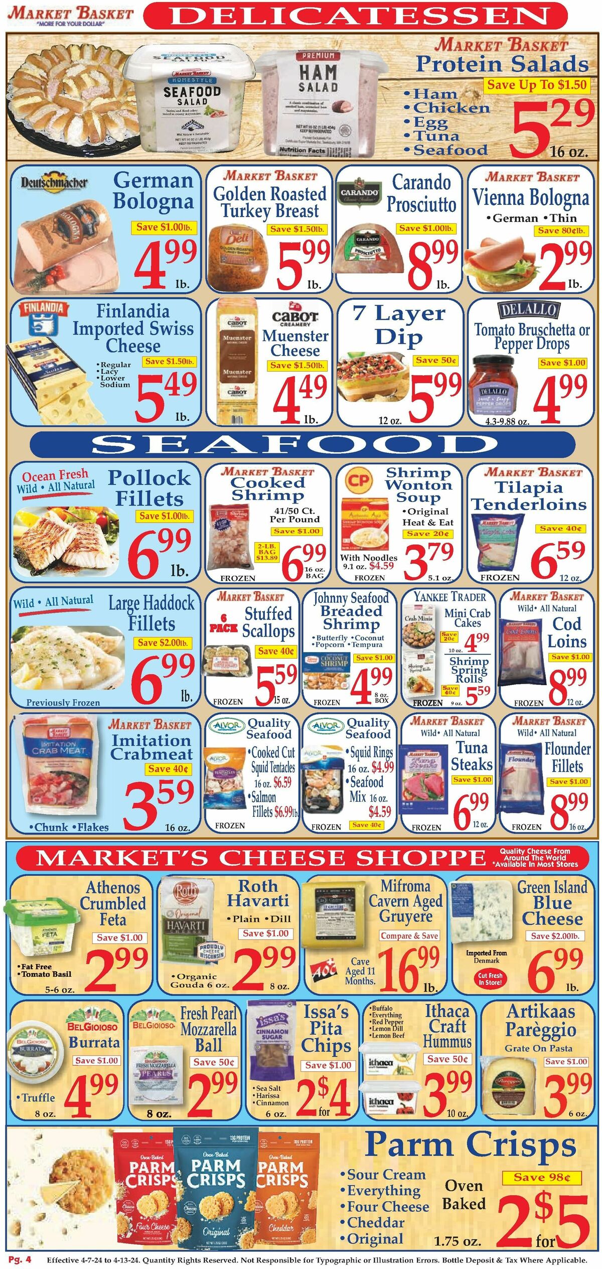 Market Basket Weekly Ad from April 7