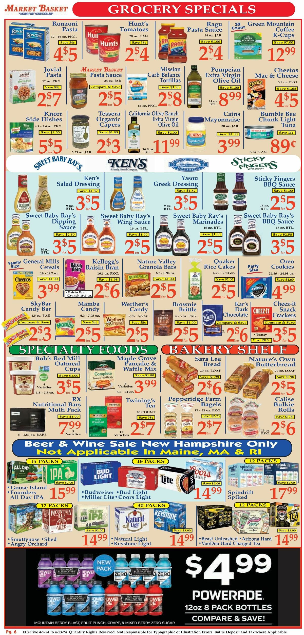 Market Basket Weekly Ad from April 7