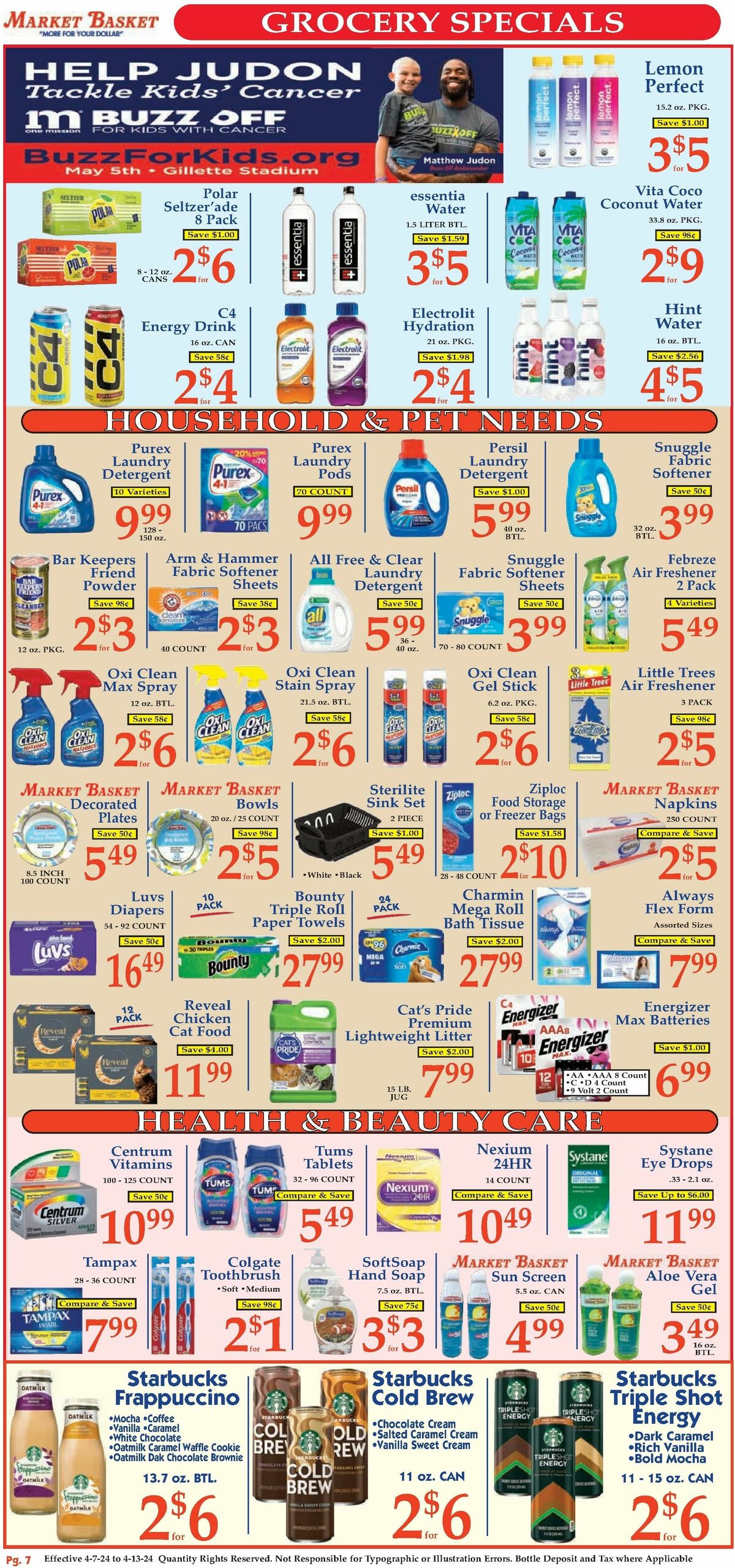 Market Basket Weekly Ad from April 7