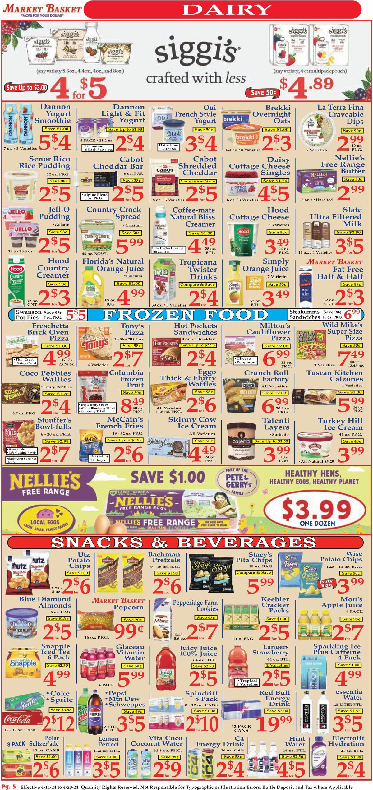 Market Basket Weekly Ad from April 14