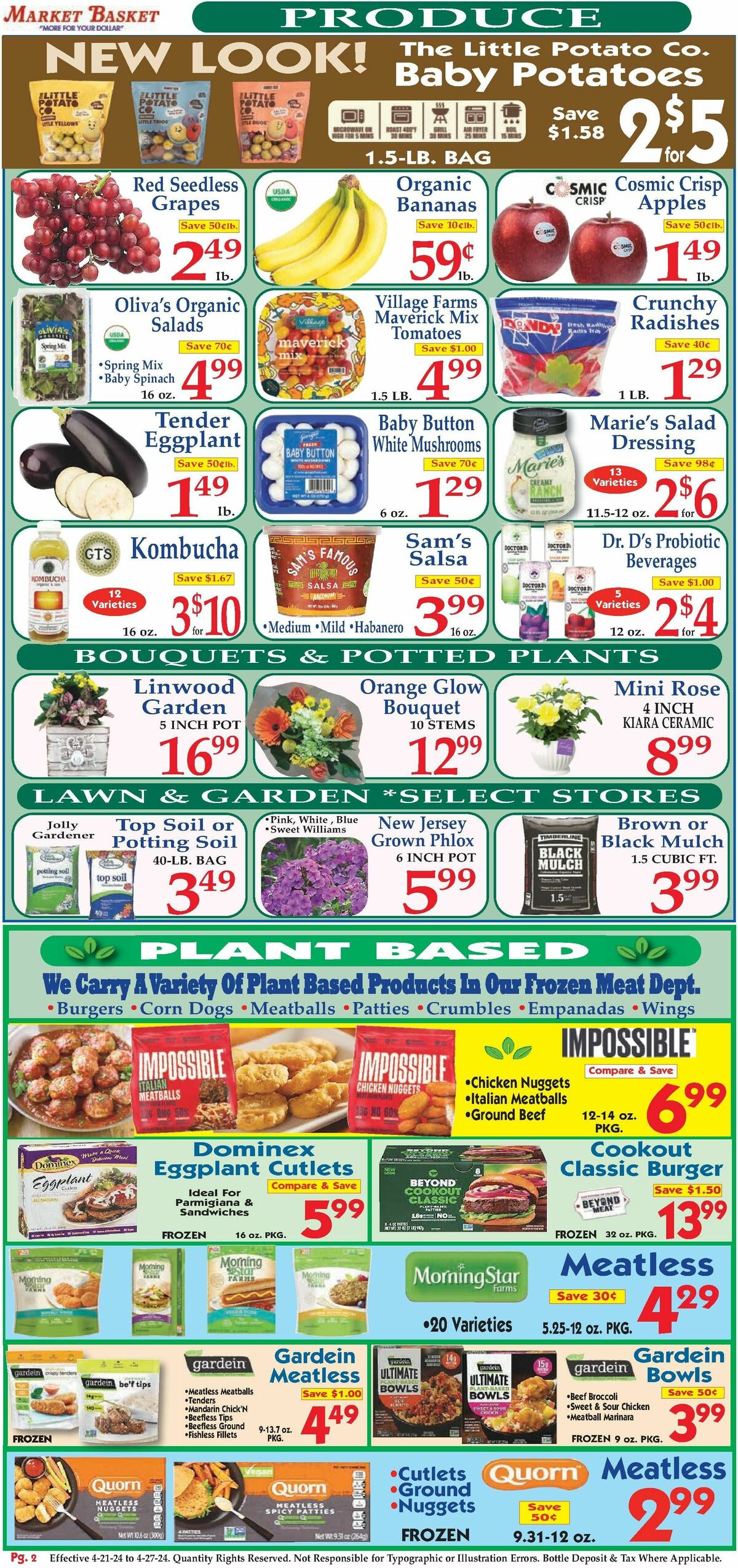 Market Basket Weekly Ad from April 21