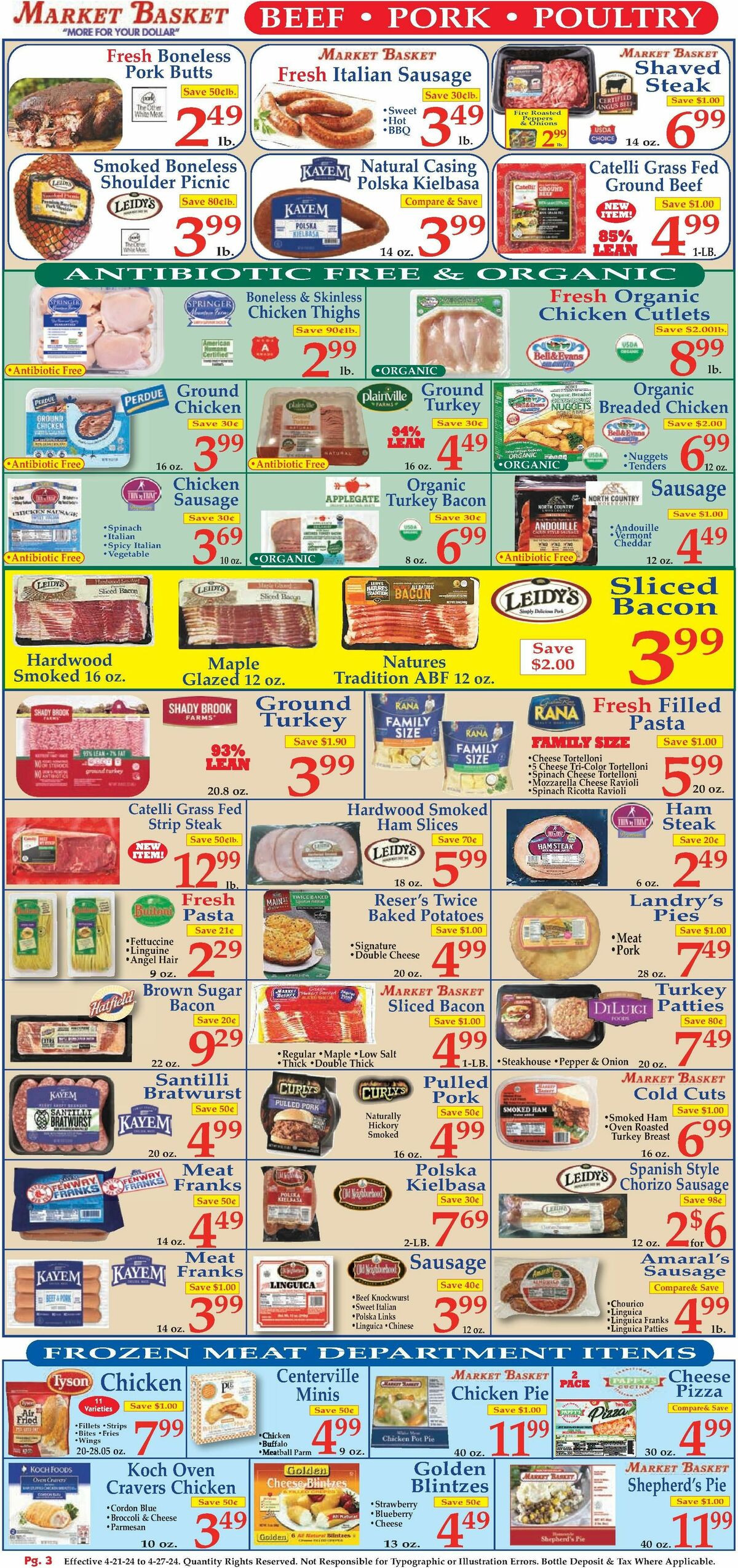 Market Basket Weekly Ad from April 21