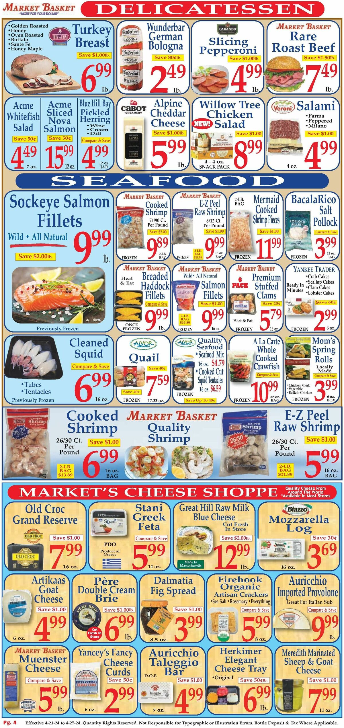 Market Basket Weekly Ad from April 21