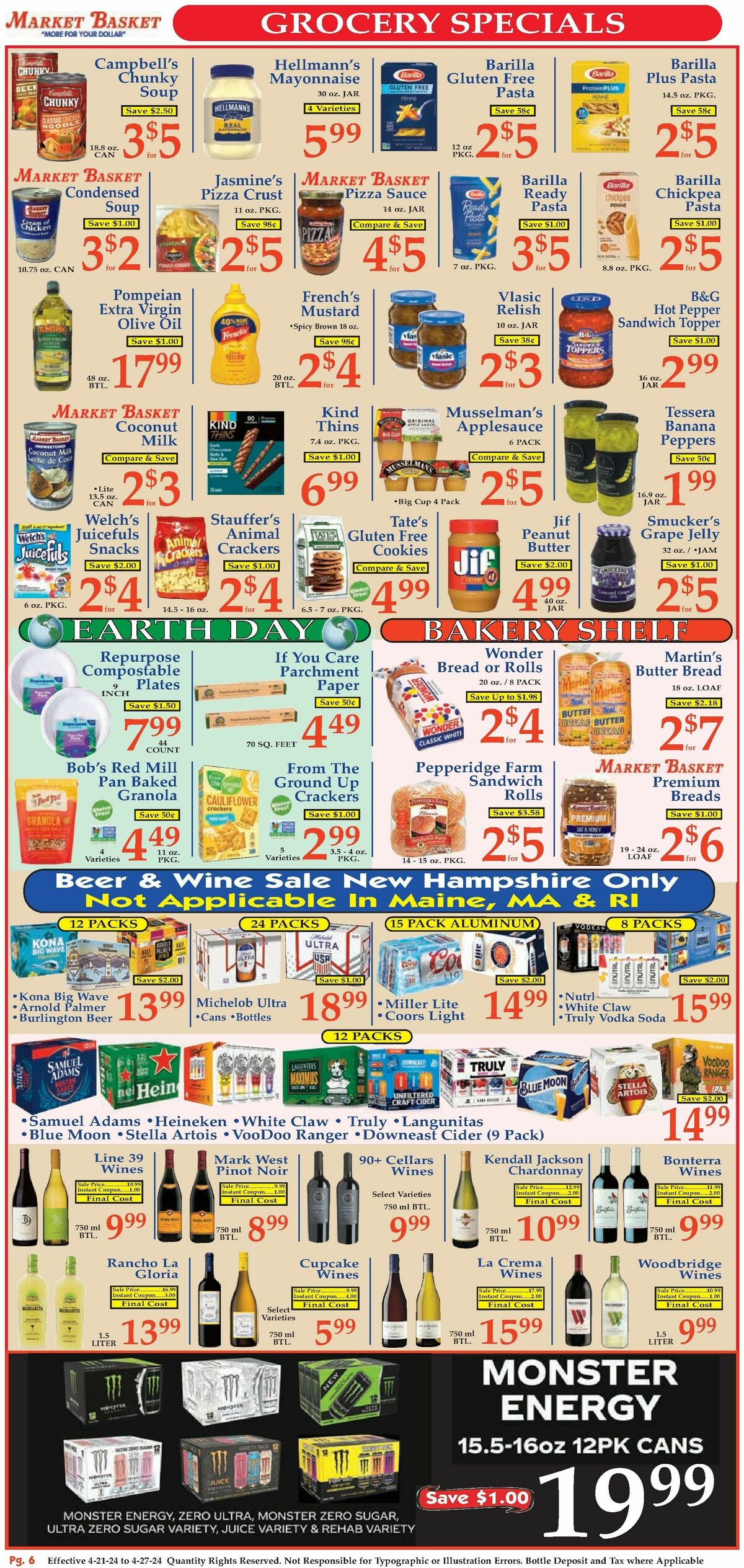 Market Basket Weekly Ad from April 21