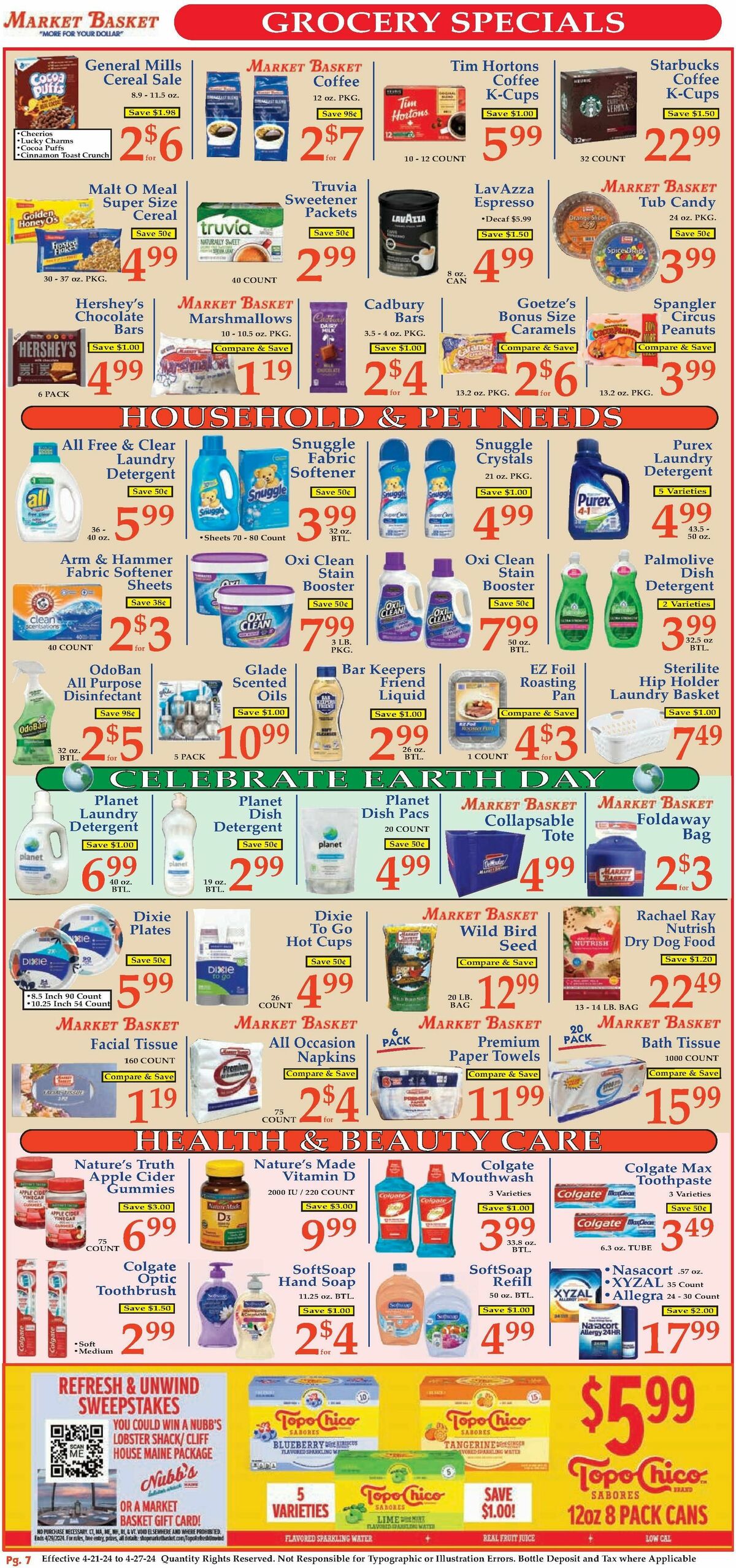 Market Basket Weekly Ad from April 21