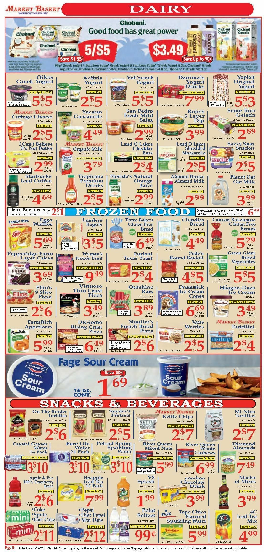 Market Basket Weekly Ad from April 28