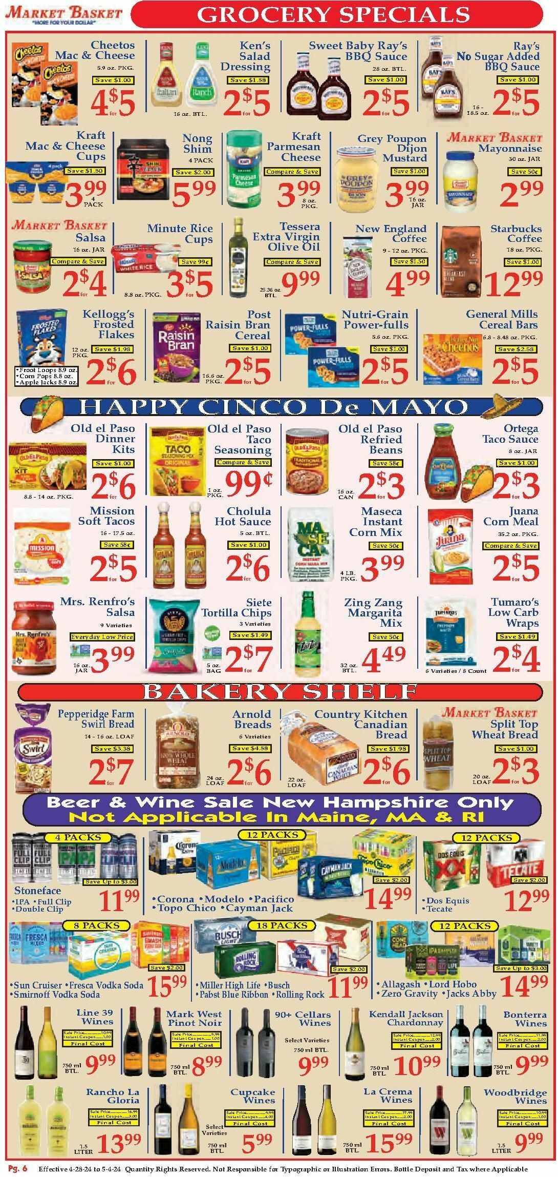 Market Basket Weekly Ad from April 28