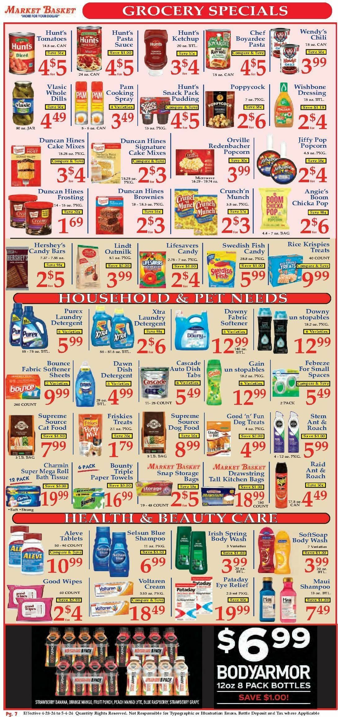 Market Basket Weekly Ad from April 28