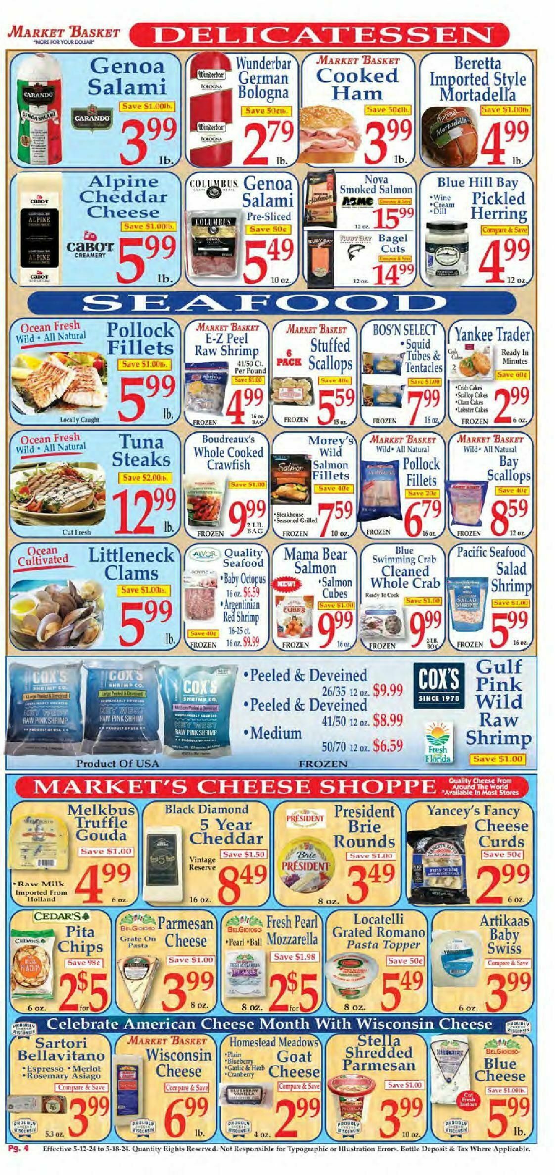 Market Basket Weekly Ad from May 12