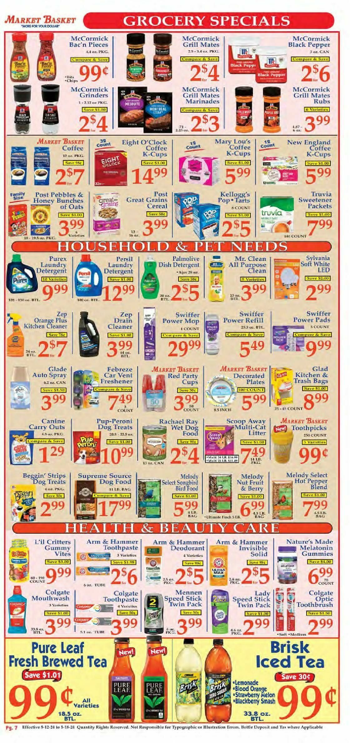 Market Basket Weekly Ad from May 12