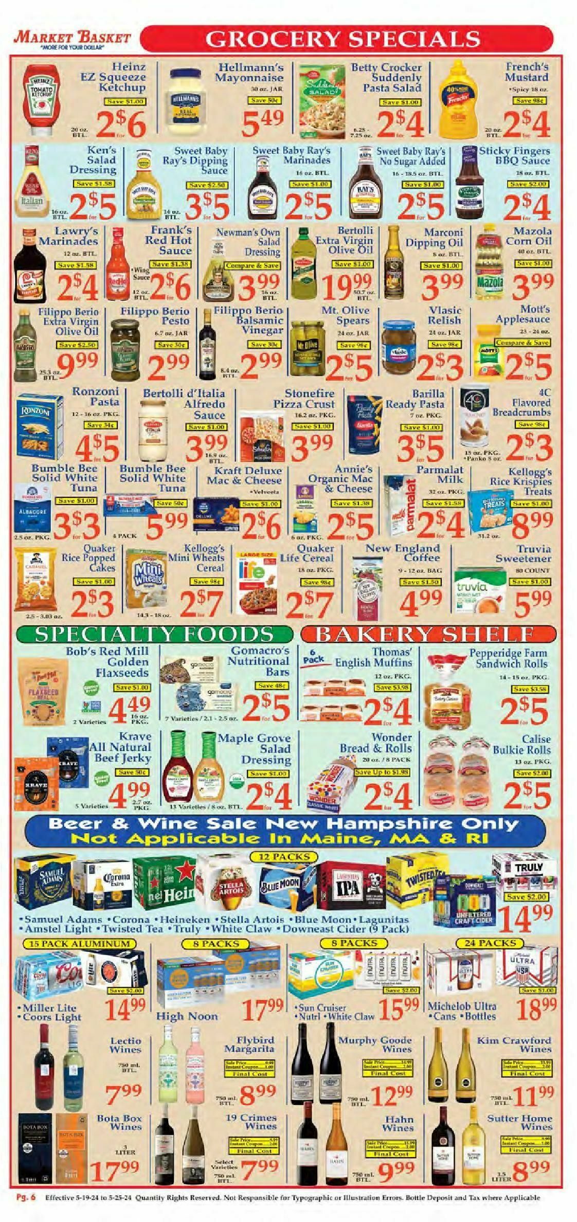 Market Basket Weekly Ad from May 19