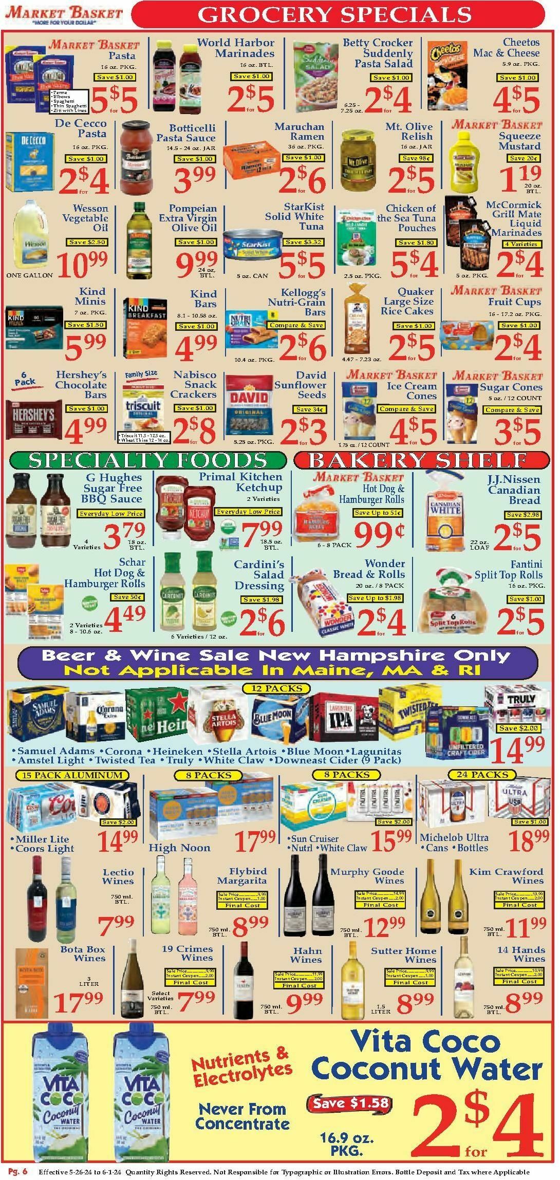 Market Basket Weekly Ad from May 26