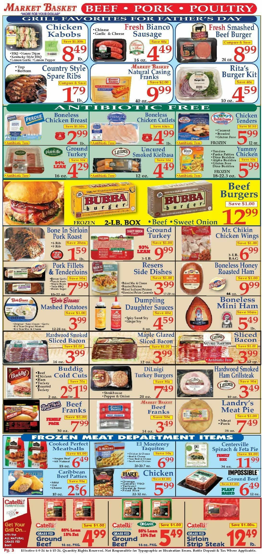 Market Basket Weekly Ad from June 9