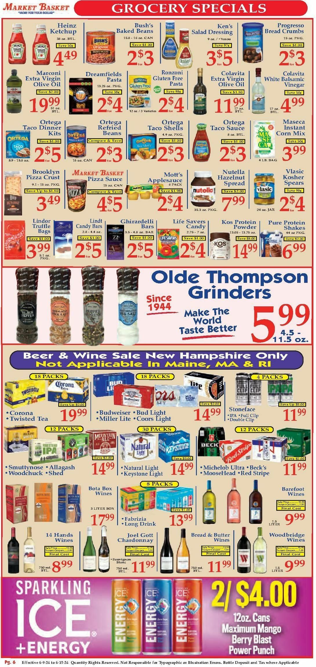 Market Basket Weekly Ad from June 9