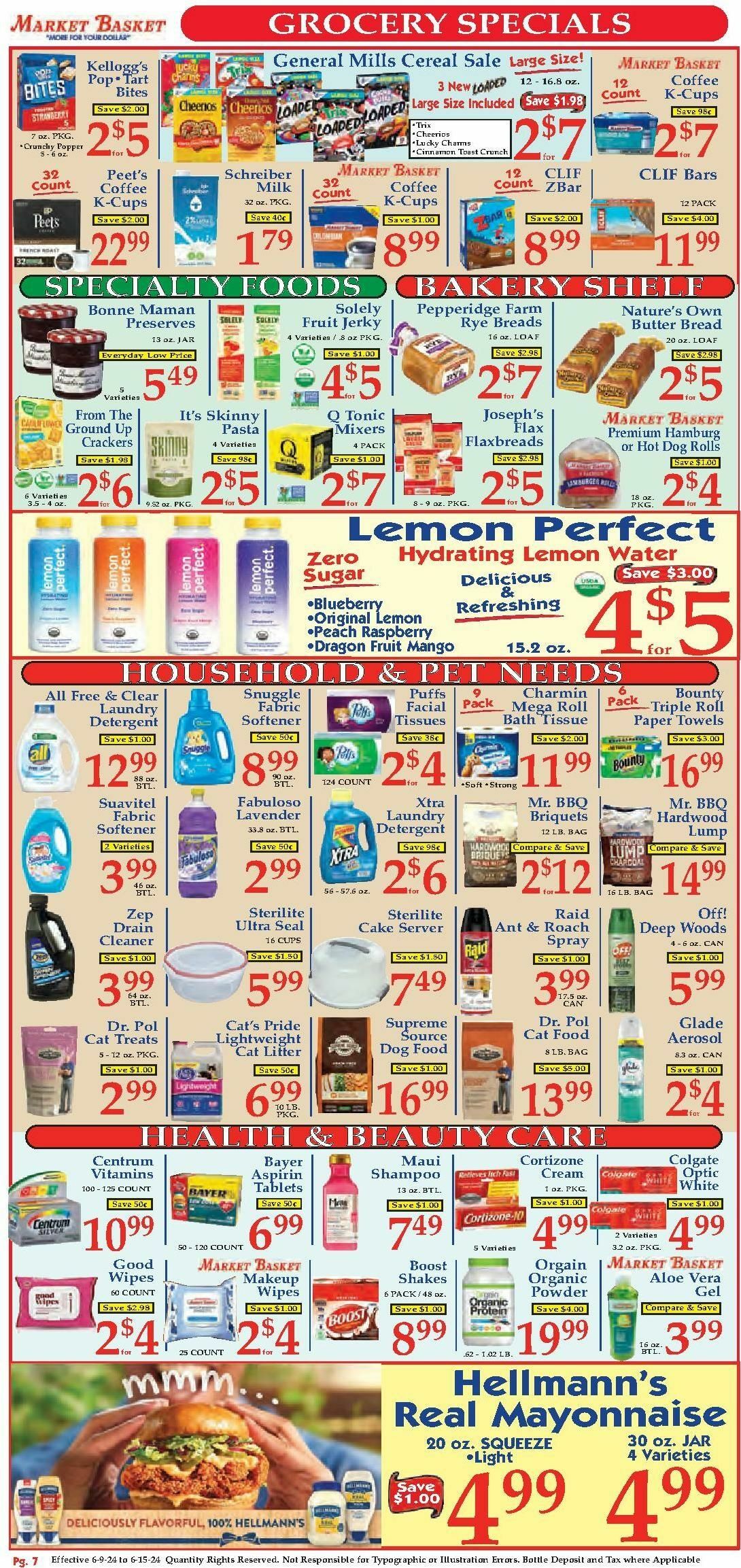 Market Basket Weekly Ad from June 9