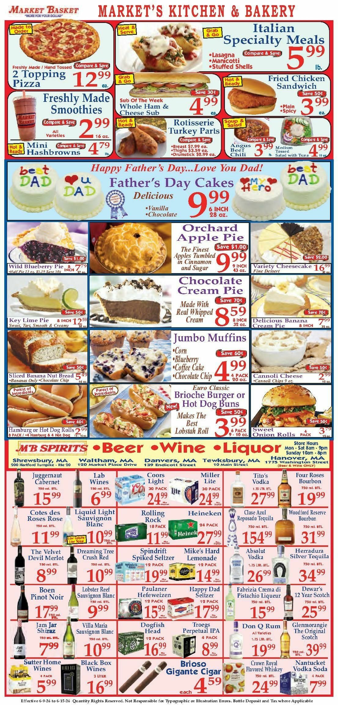 Market Basket Weekly Ad from June 9