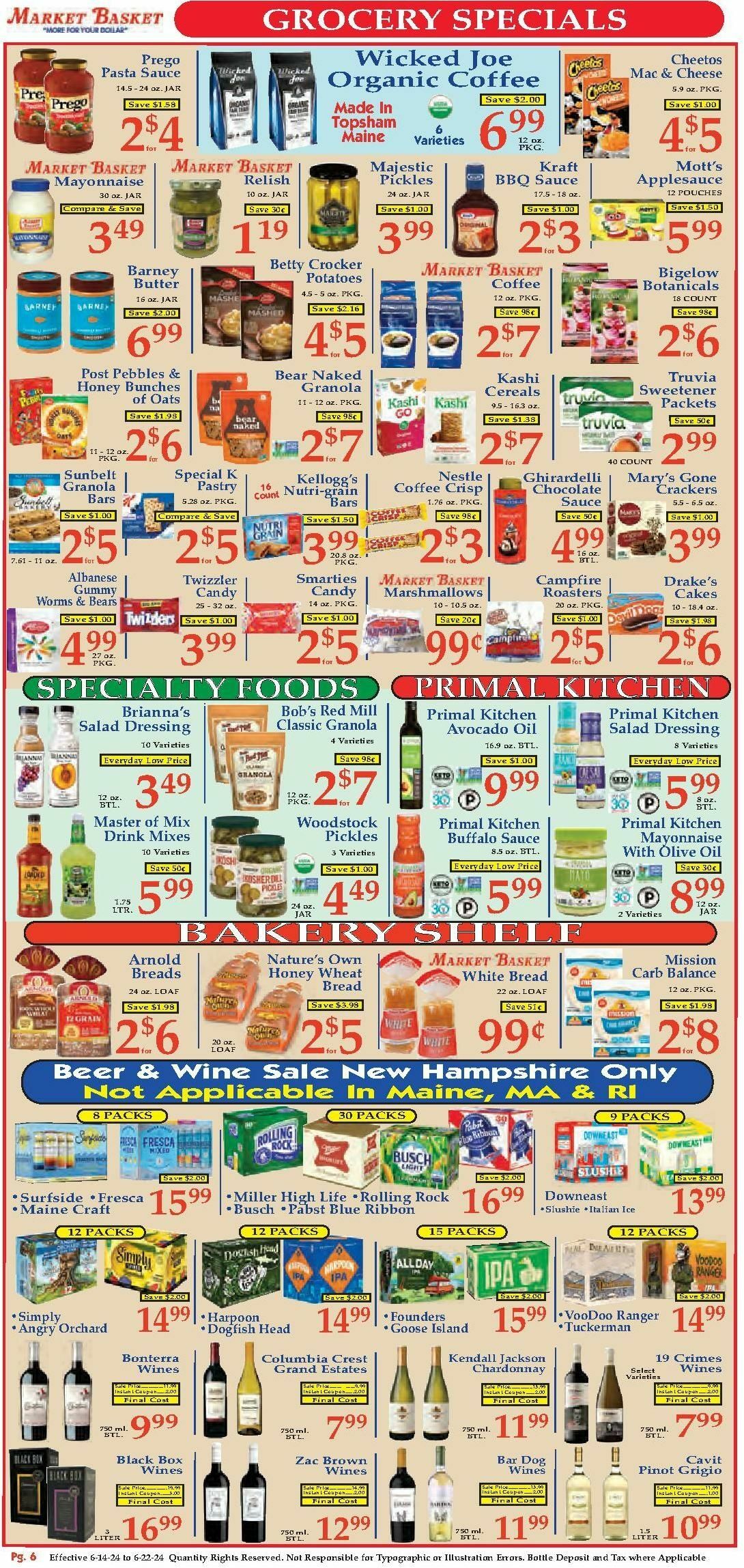 Market Basket Weekly Ad from June 14