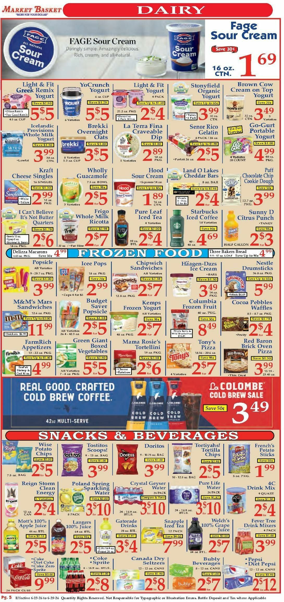 Market Basket Weekly Ad from June 23