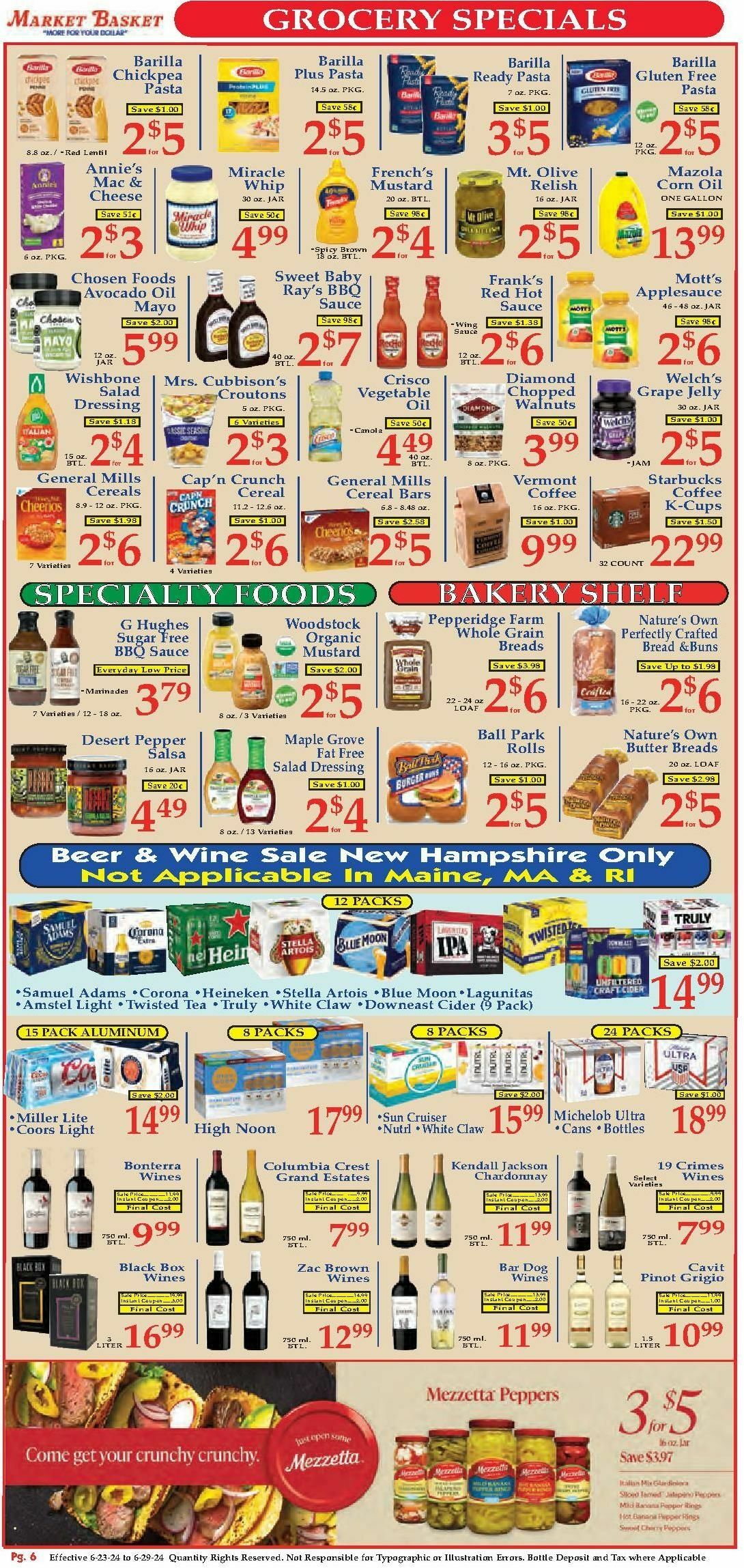 Market Basket Weekly Ad from June 23