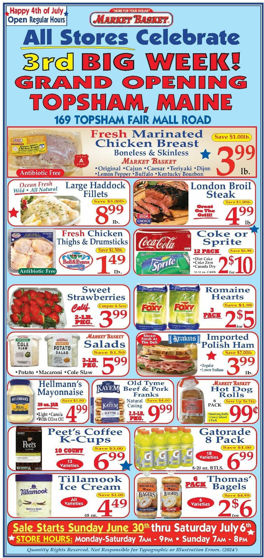 Market Basket Weekly Ad from June 30