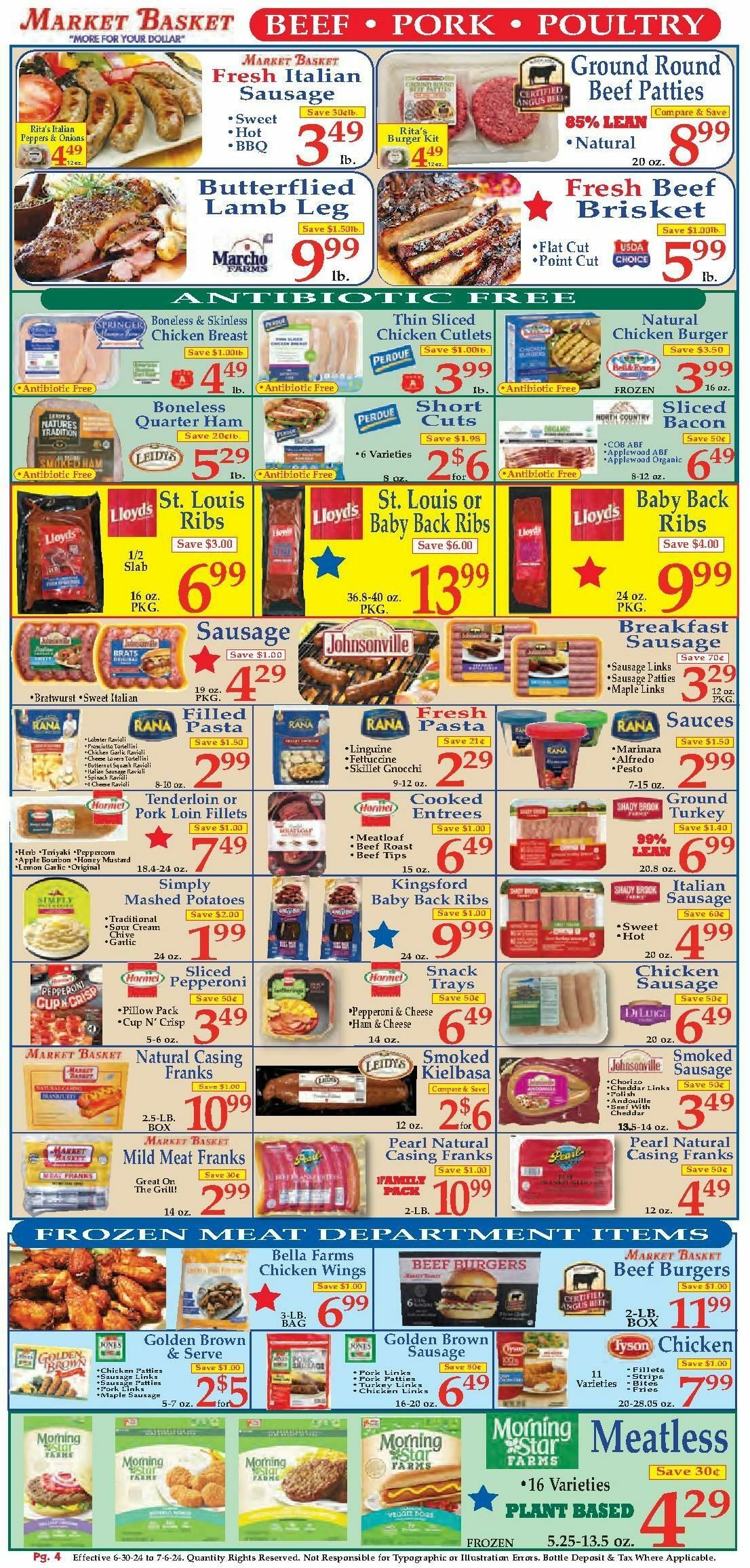 Market Basket Weekly Ad from June 30