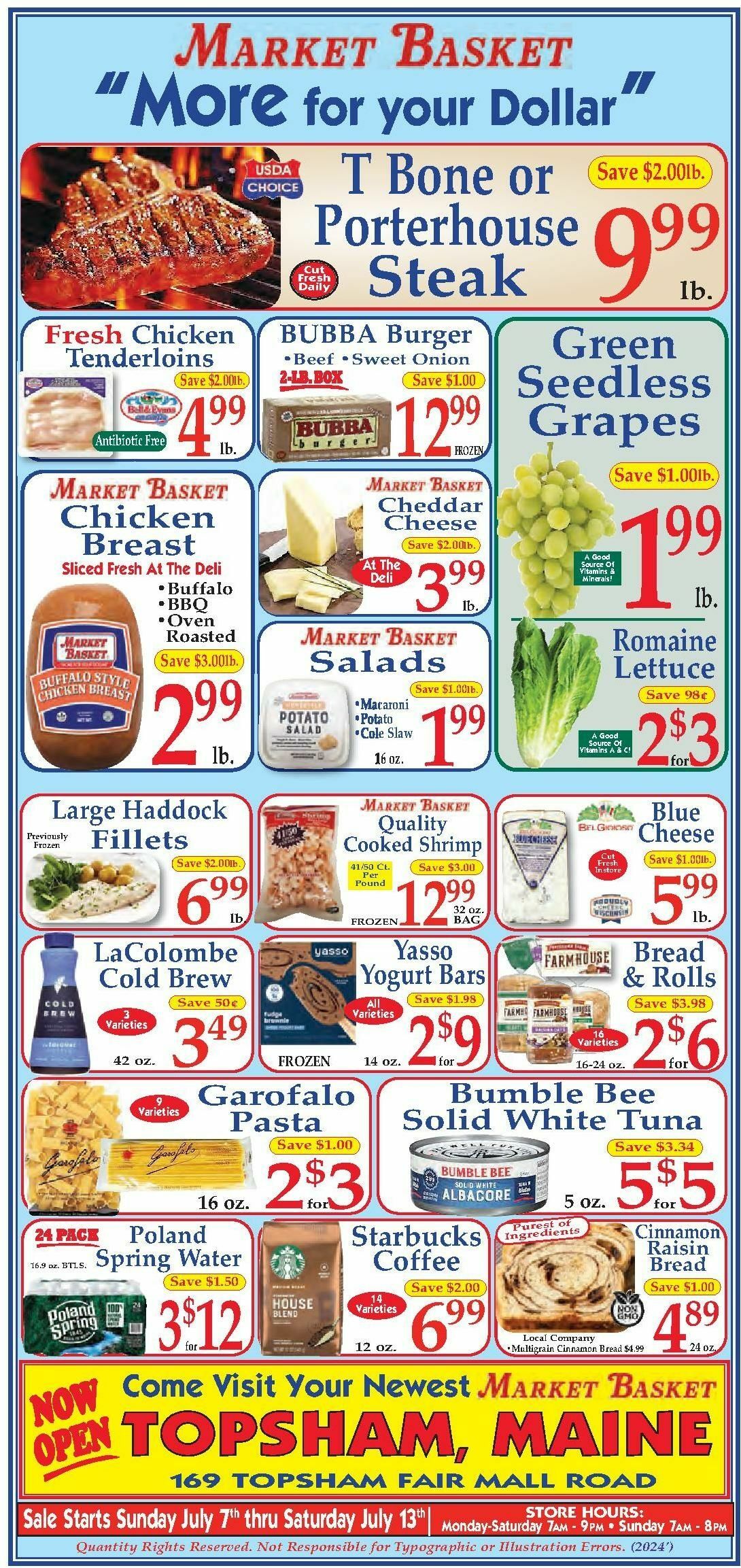 Market Basket Weekly Ad from July 7