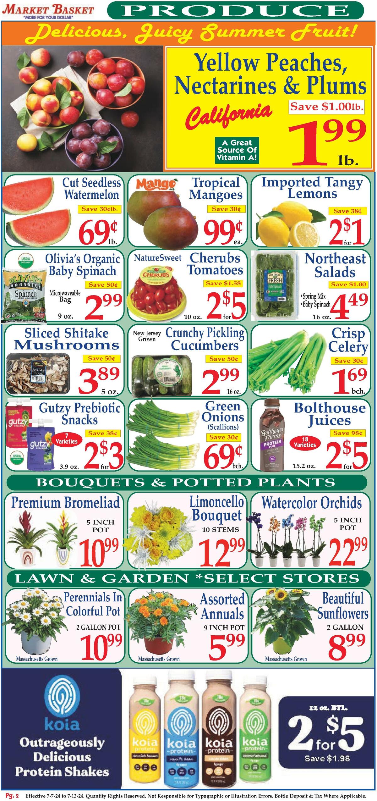 Market Basket Weekly Ad from July 7