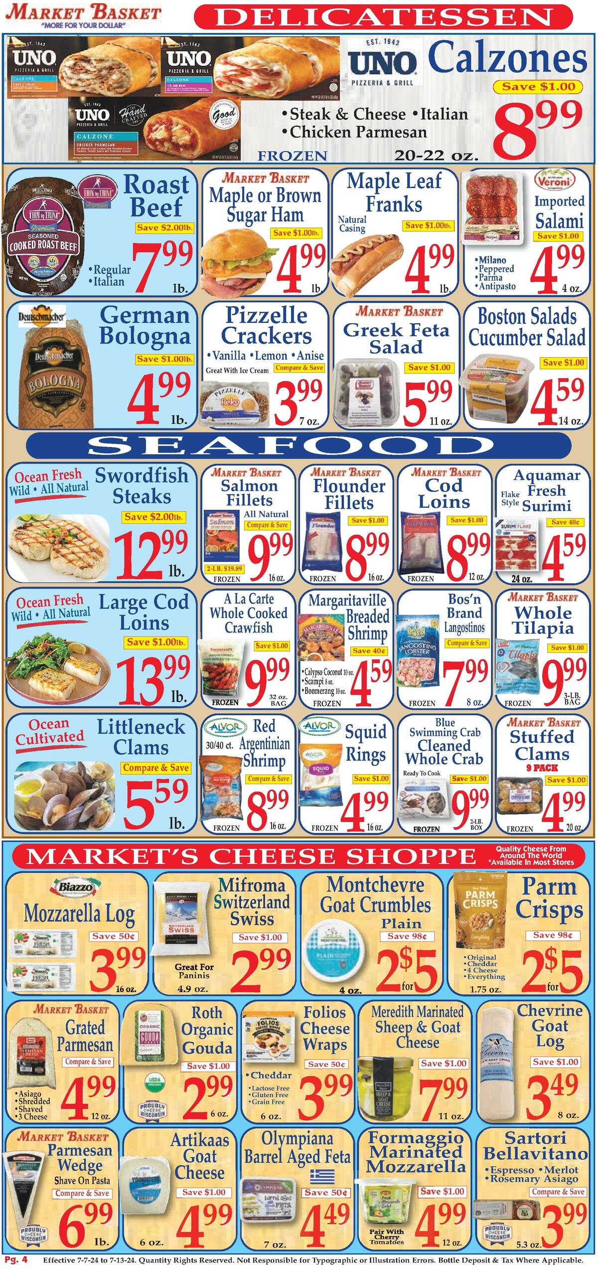 Market Basket Weekly Ad from July 7