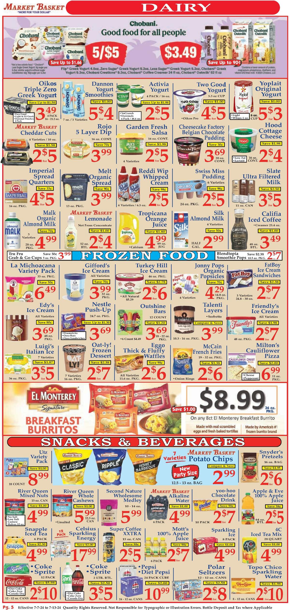 Market Basket Weekly Ad from July 7