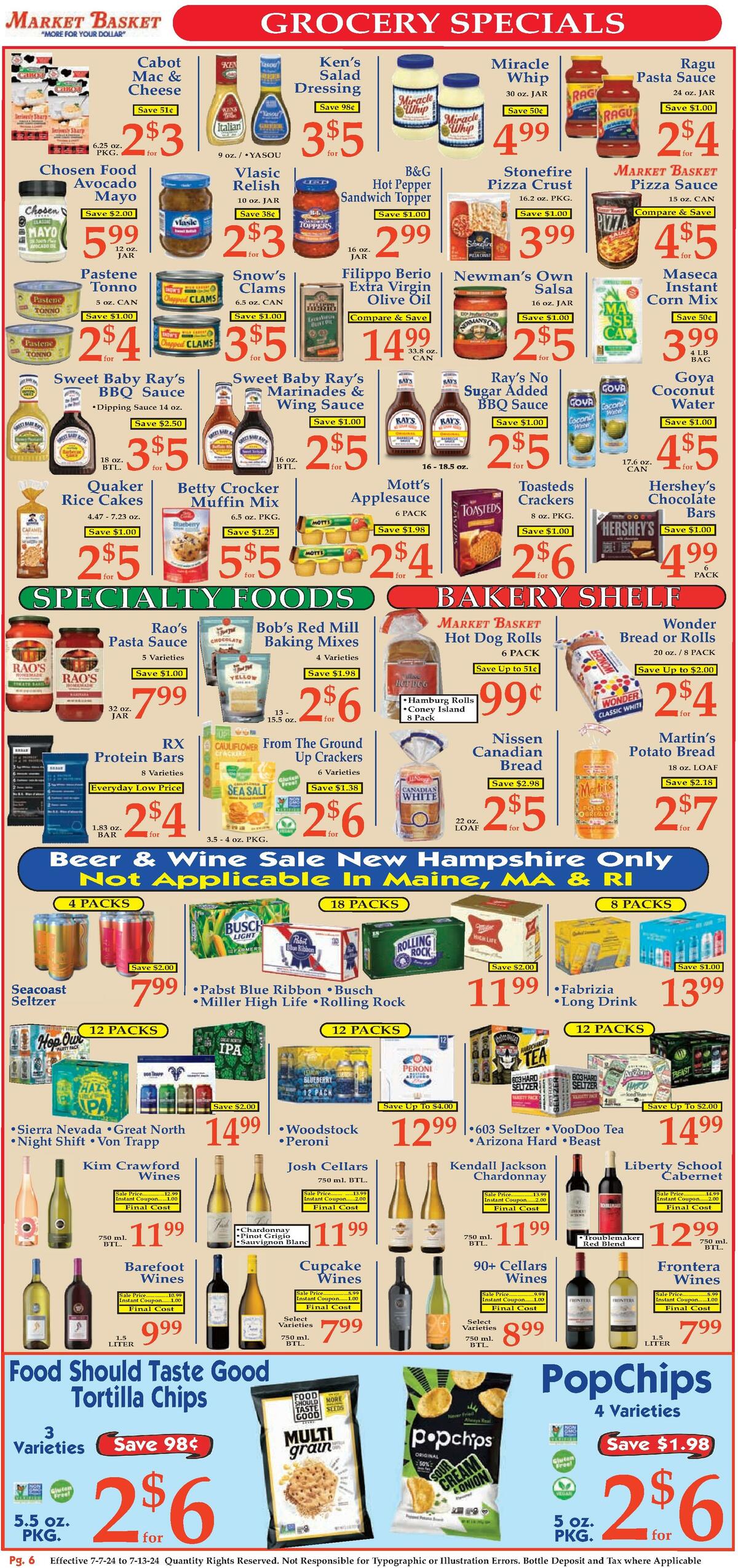 Market Basket Weekly Ad from July 7