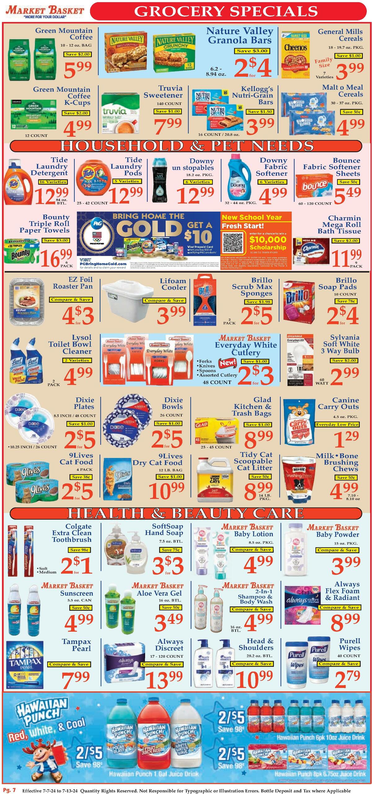 Market Basket Weekly Ad from July 7