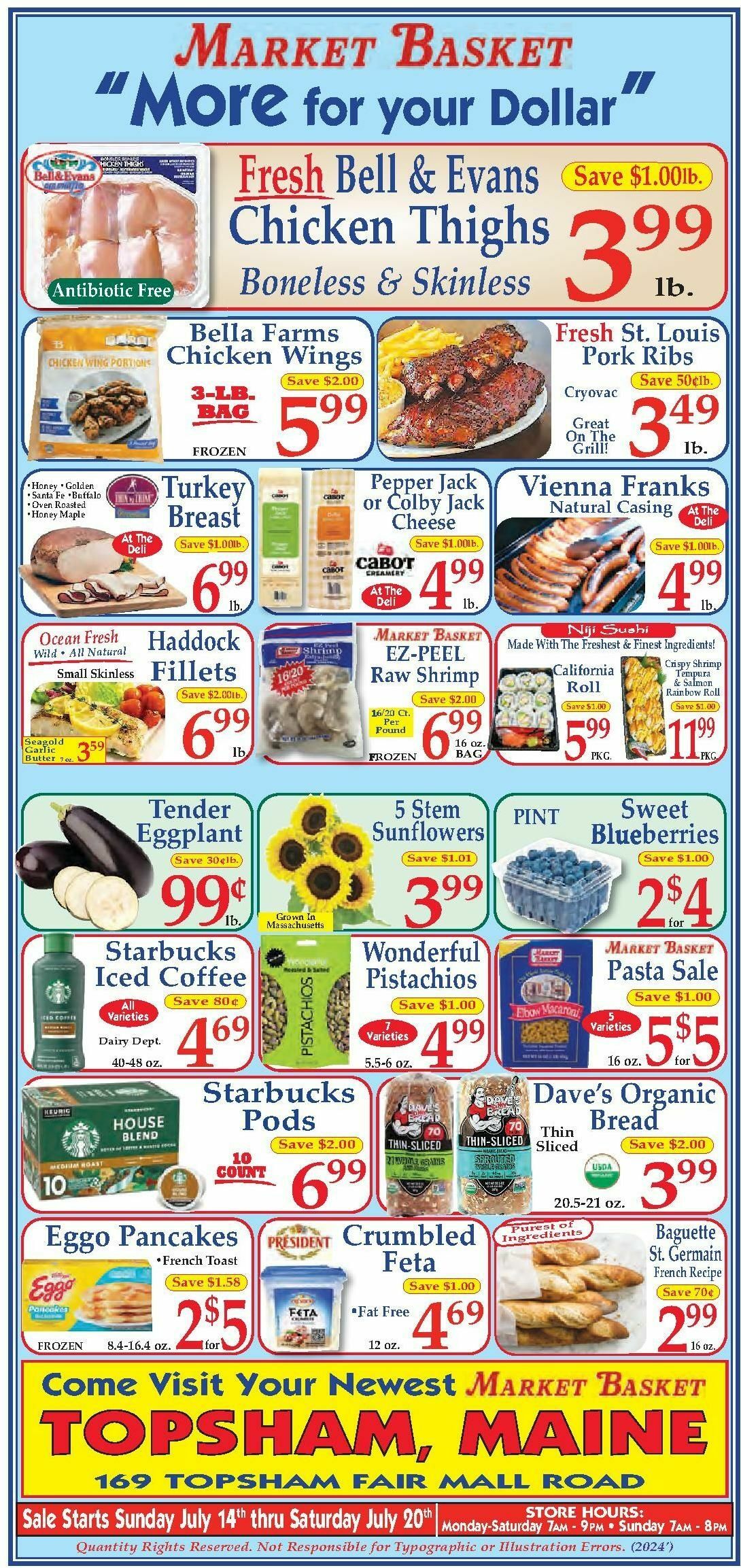 Market Basket Weekly Ad from July 14