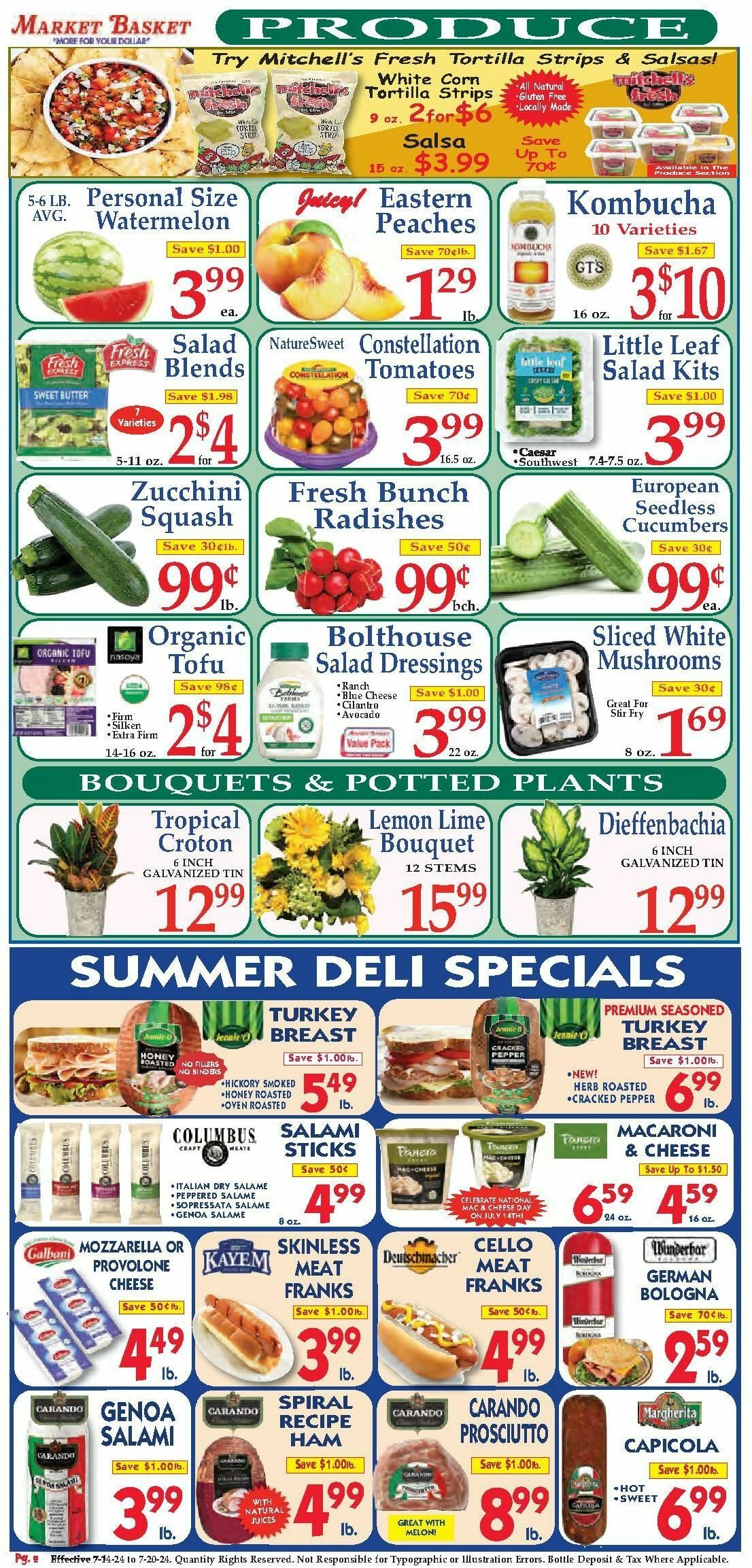 Market Basket Weekly Ad from July 14