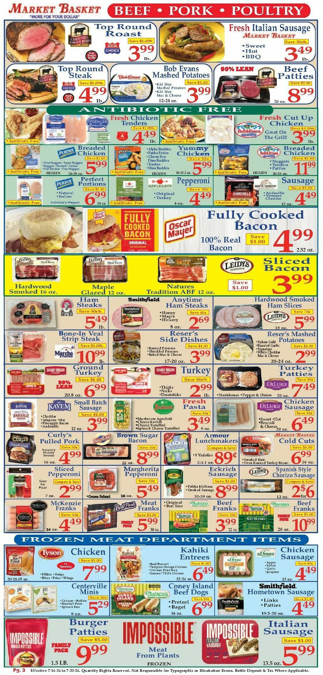 Market Basket Weekly Ad from July 14