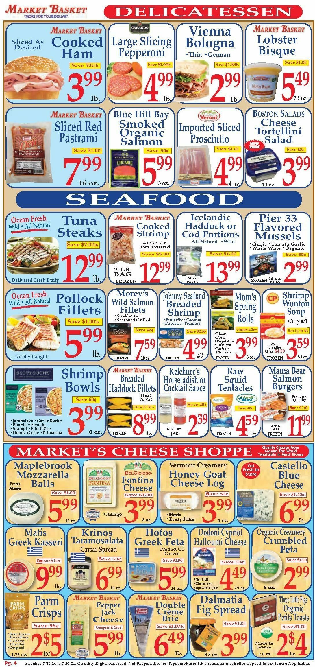 Market Basket Weekly Ad from July 14