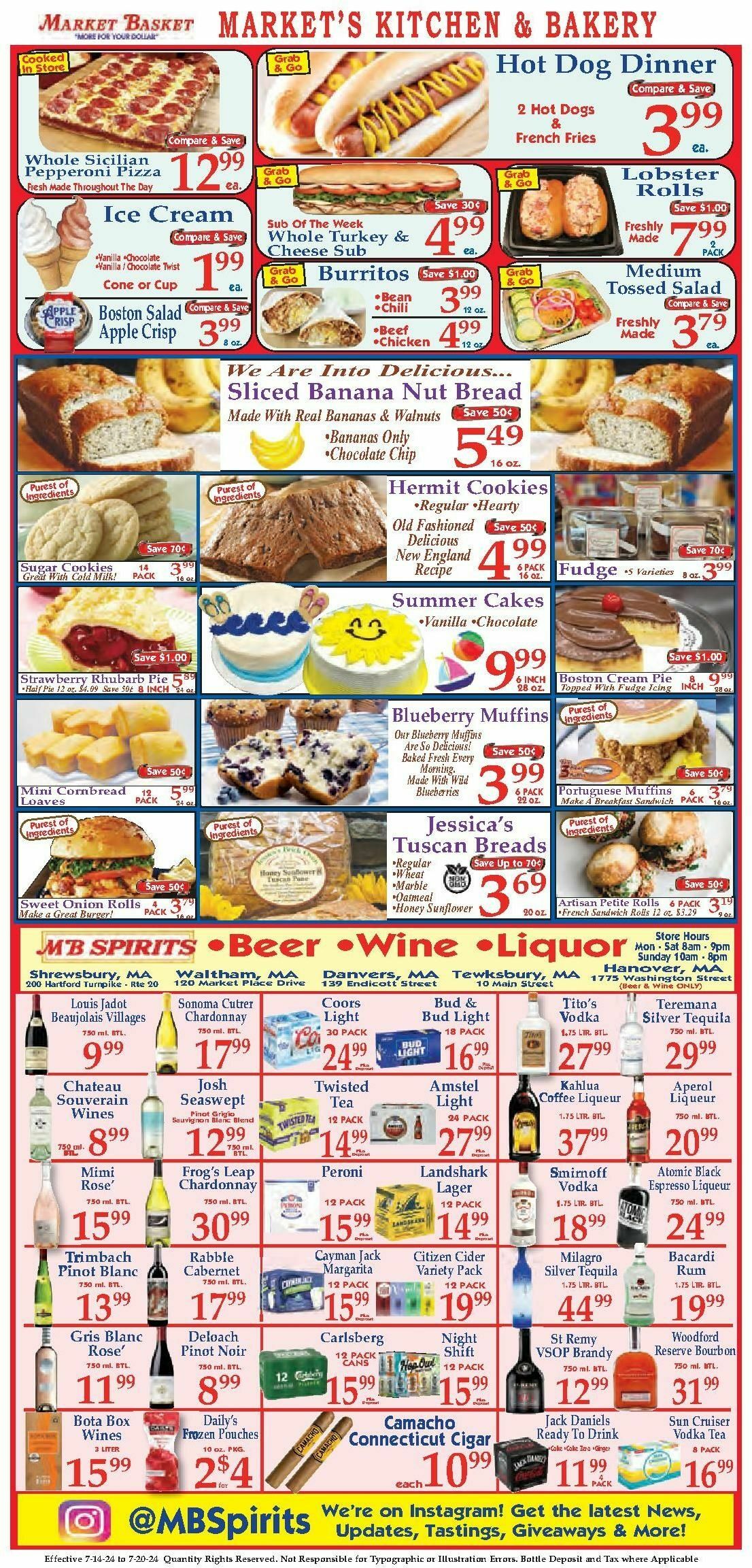 Market Basket Weekly Ad from July 14