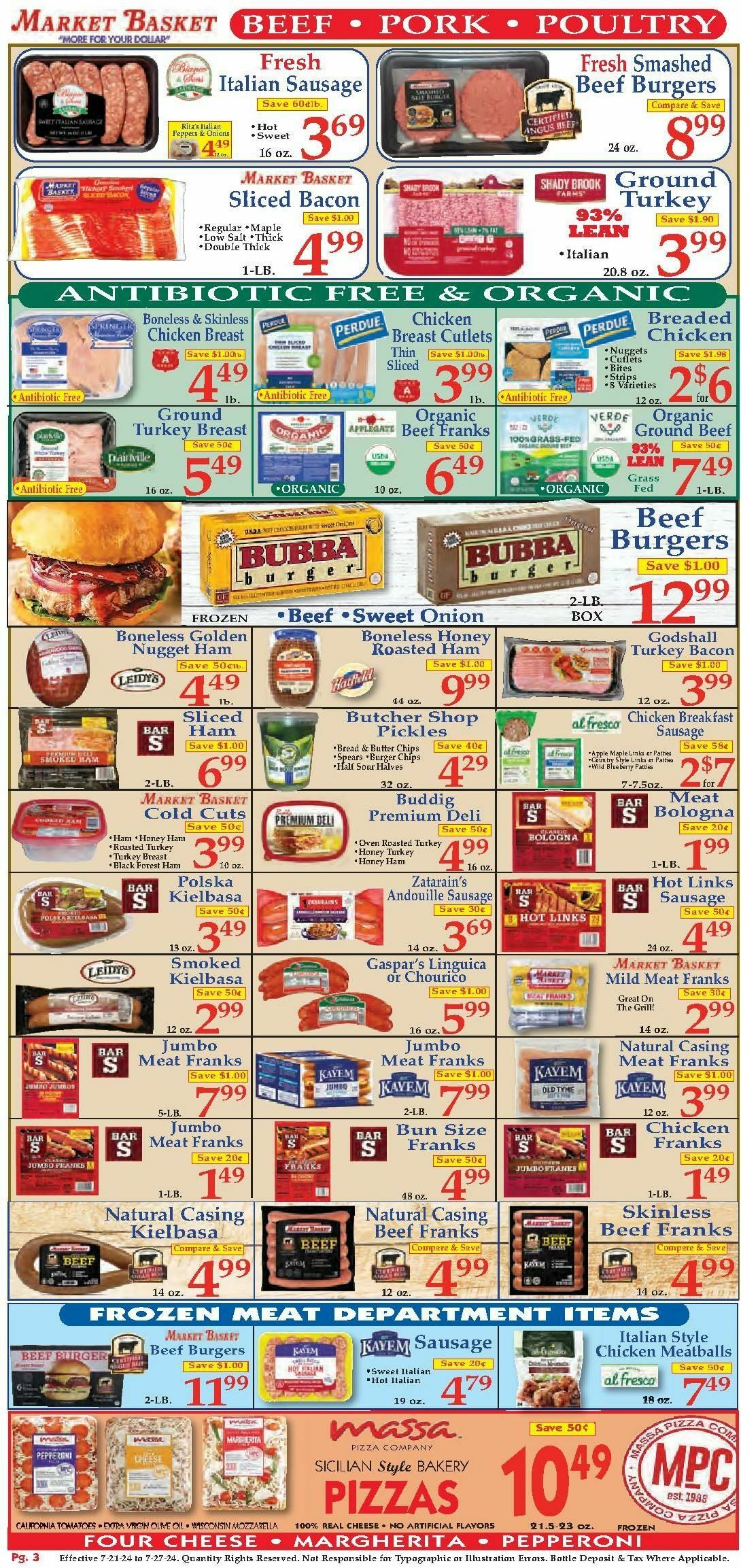 Market Basket Weekly Ad from July 21