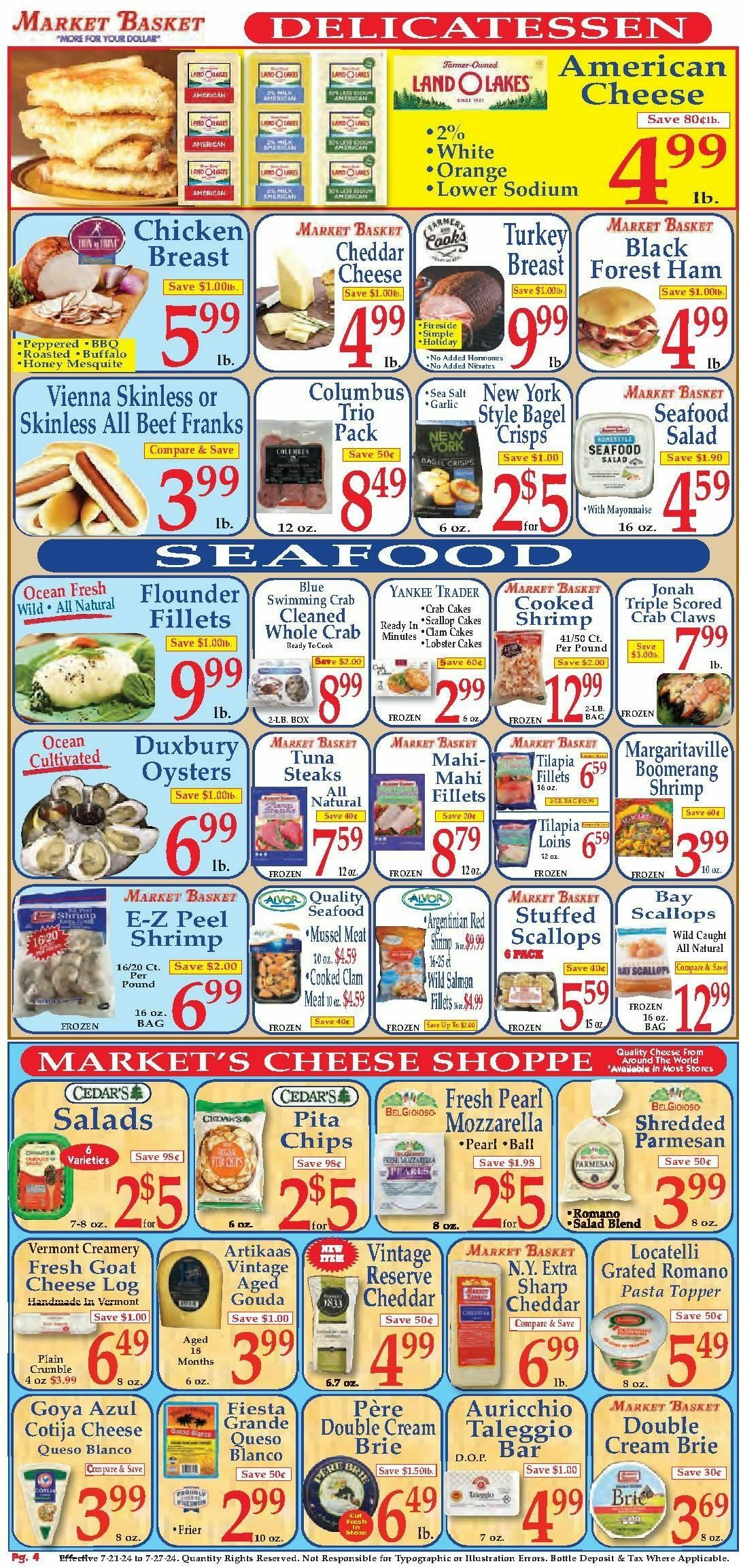 Market Basket Weekly Ad from July 21