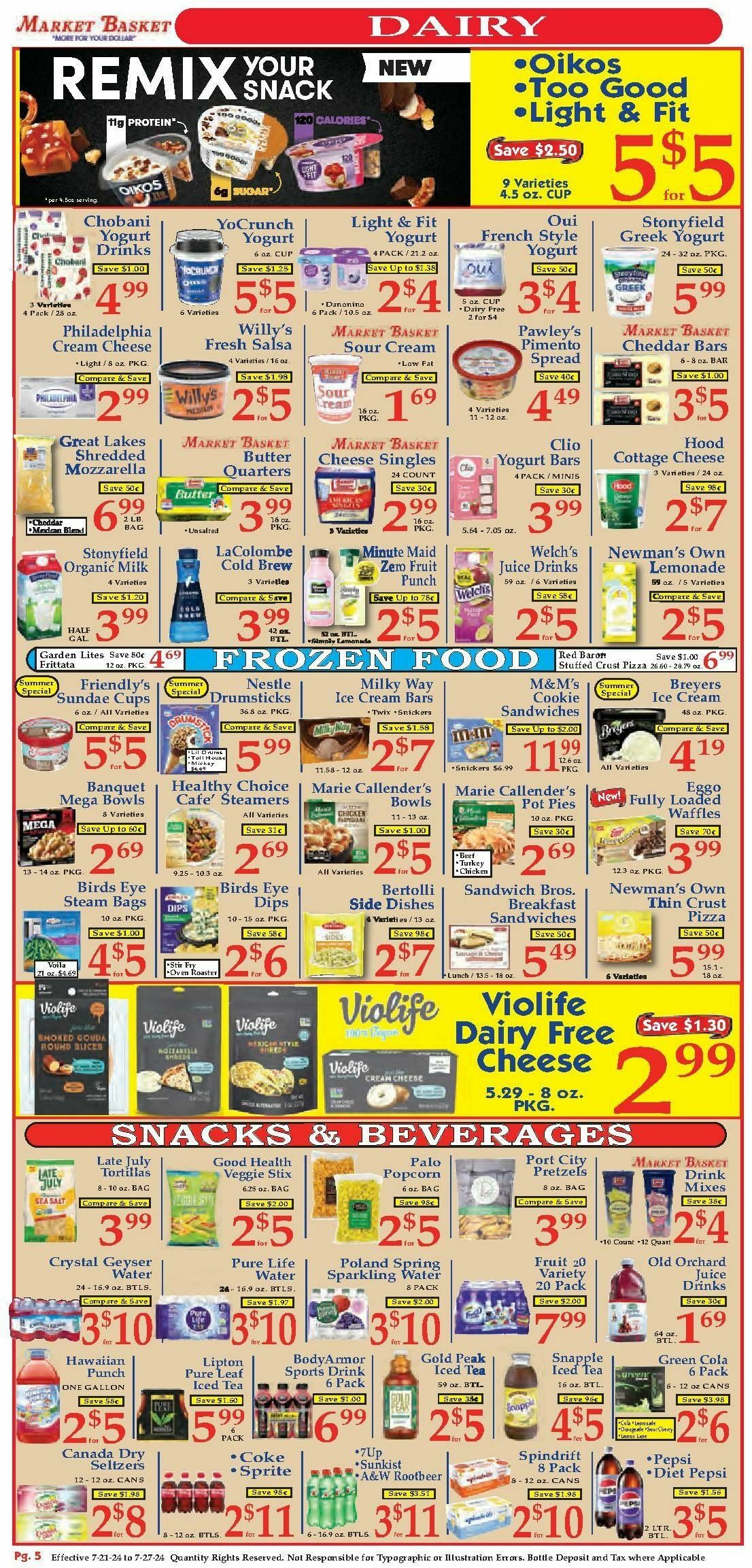 Market Basket Weekly Ad from July 21