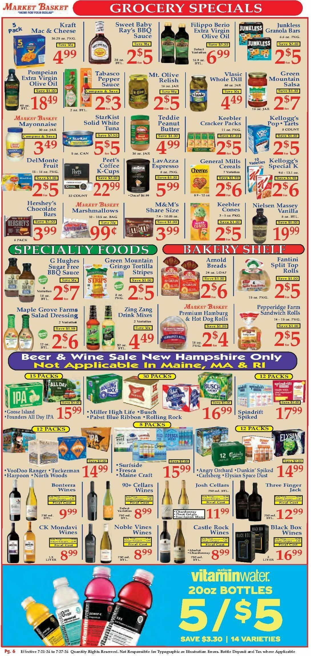 Market Basket Weekly Ad from July 21