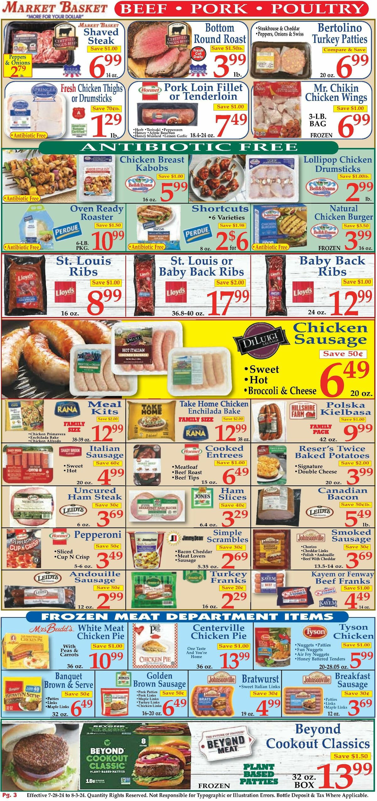 Market Basket Weekly Ad from July 28