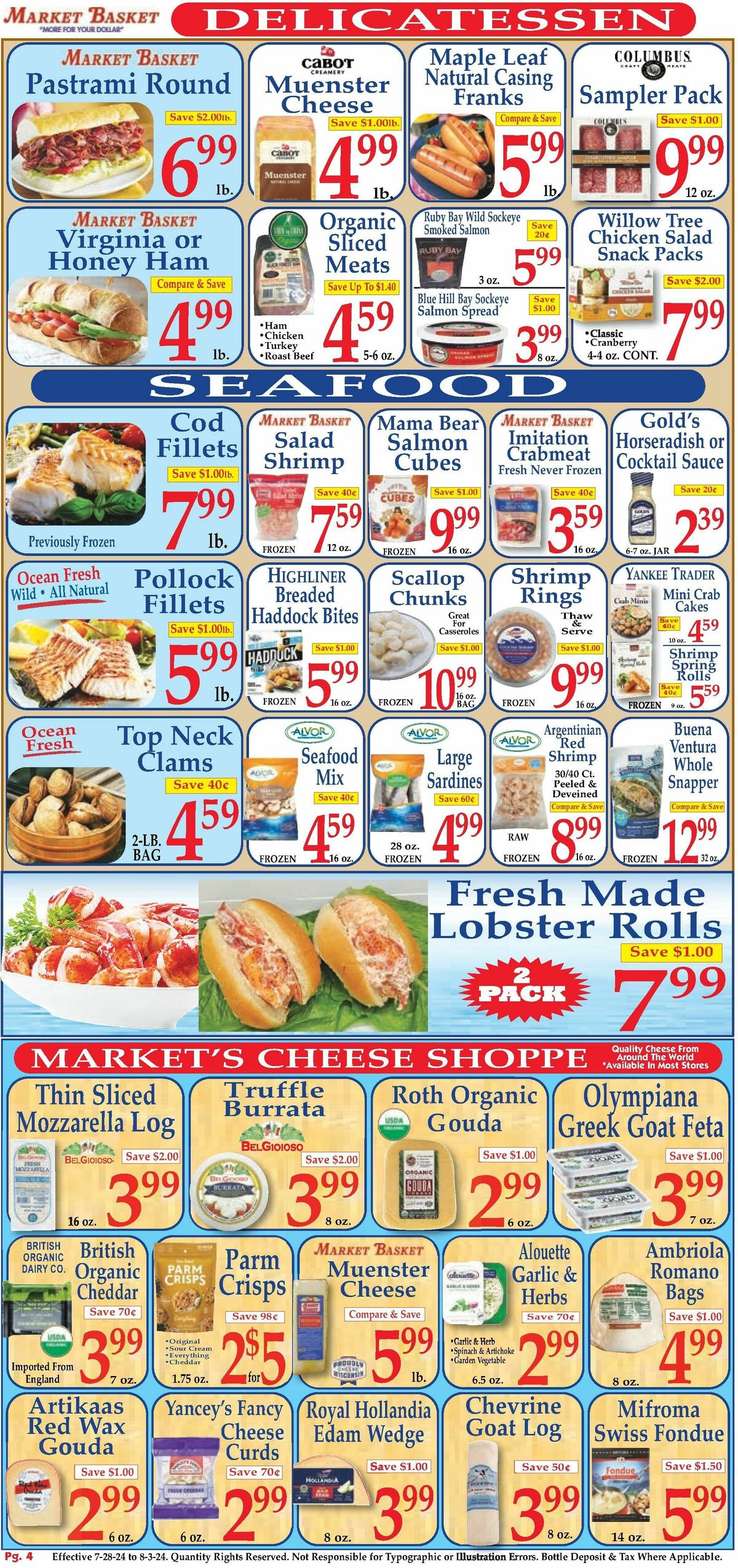 Market Basket Weekly Ad from July 28