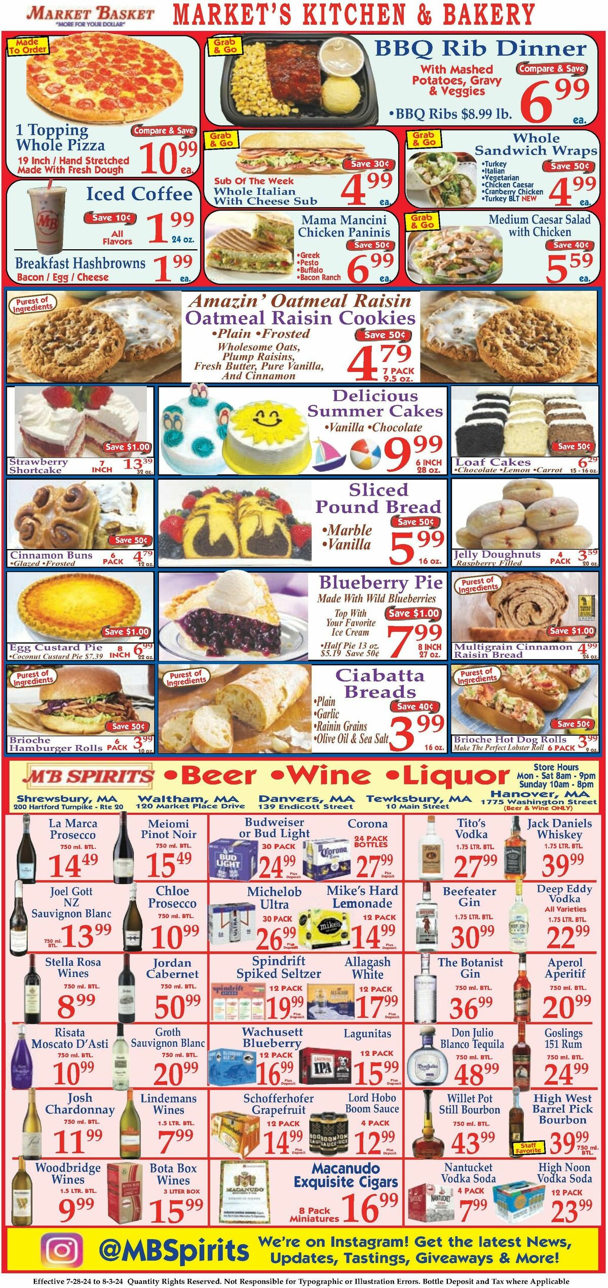 Market Basket Weekly Ad from July 28