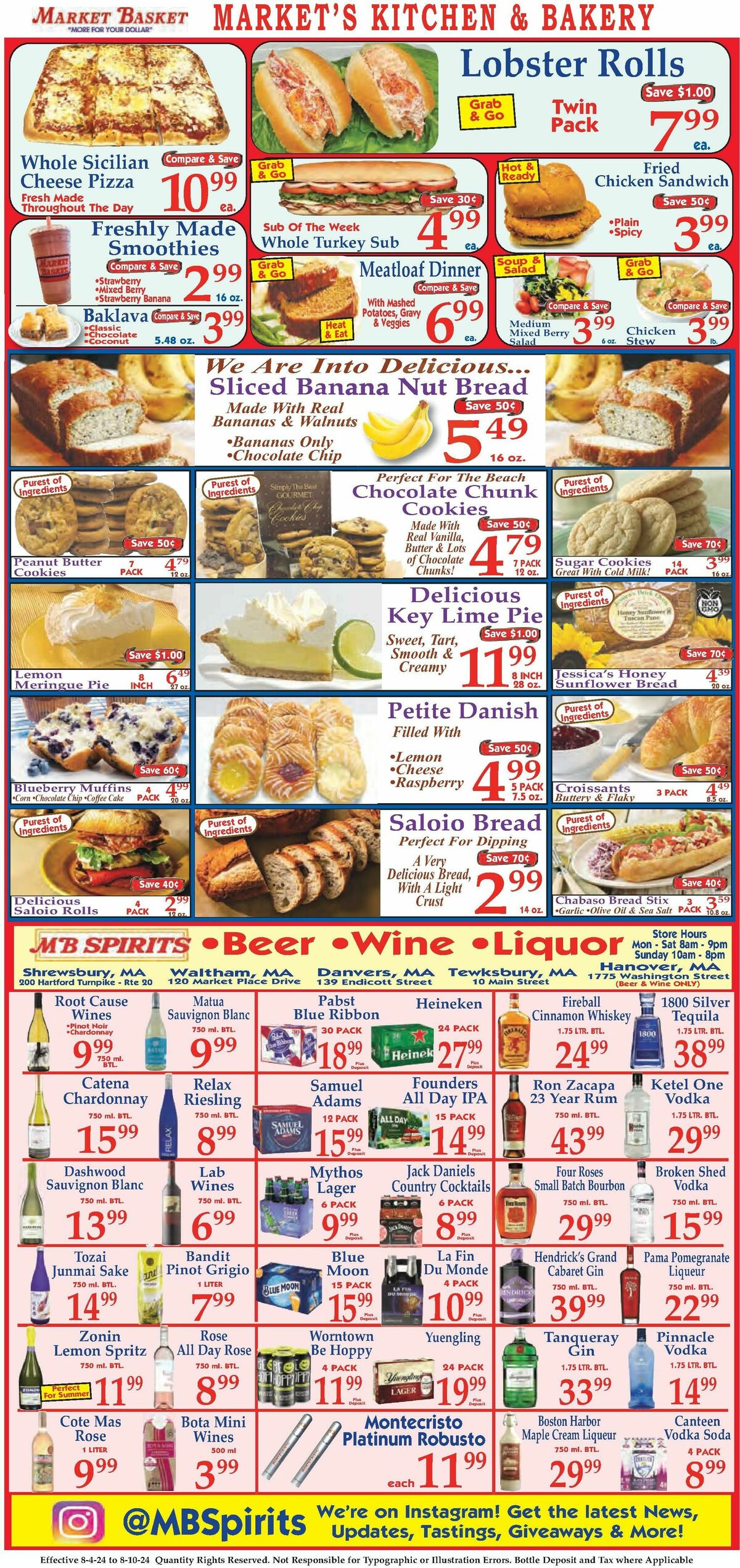 Market Basket Weekly Ad from August 4